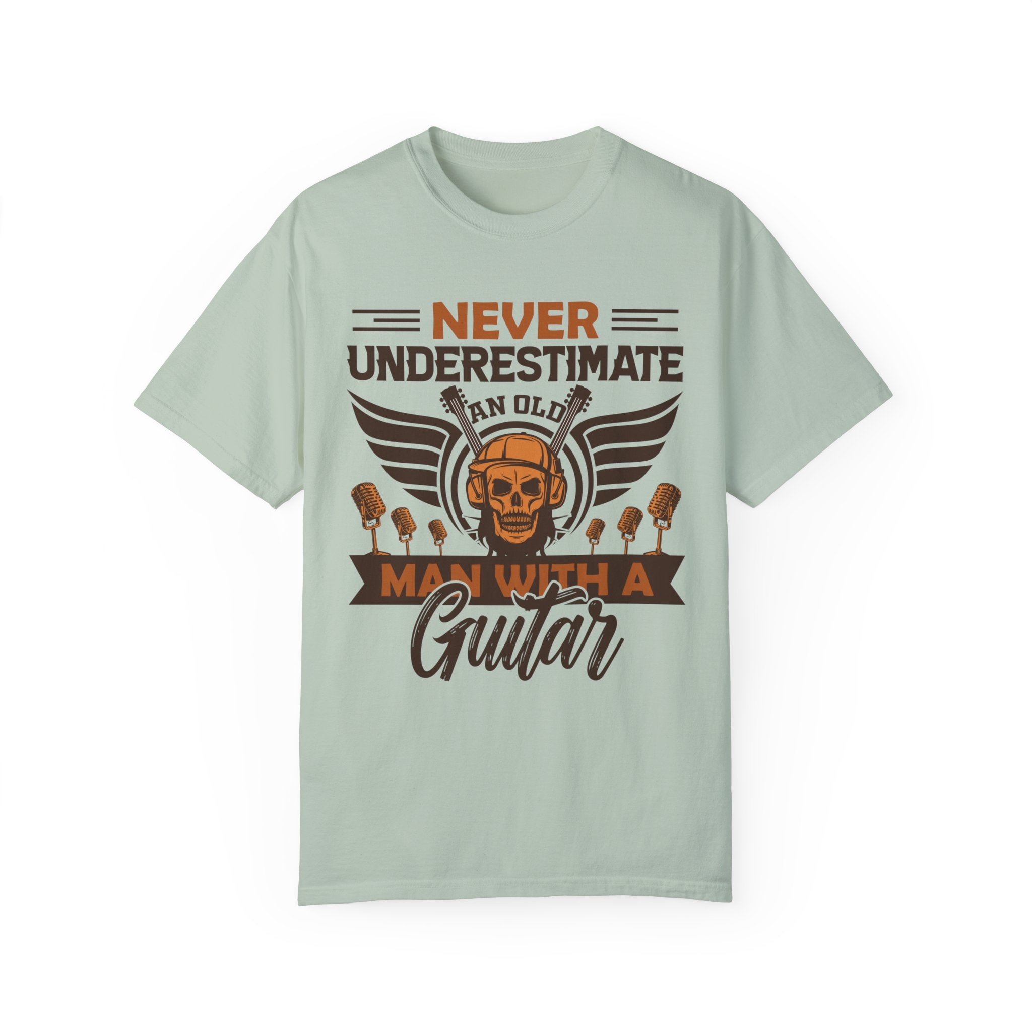 Guitar Lover Shirt, Never Underestimate An Old Man With A Guitar Shirt, Electric Guitar Gift, Musician Guitarist Guitar Player Country T-shirt, Vintage Tshirt