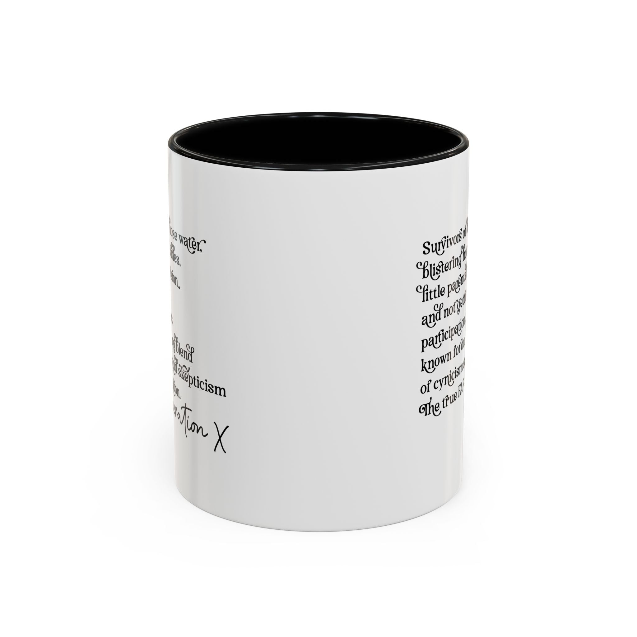 Gen X Raised on Hose Water and Neglect, Generation X, Gen X Gift, Gen X Mug, Funny Gen X Mug, Coffee Mug Cup, Coffee Mug Gift