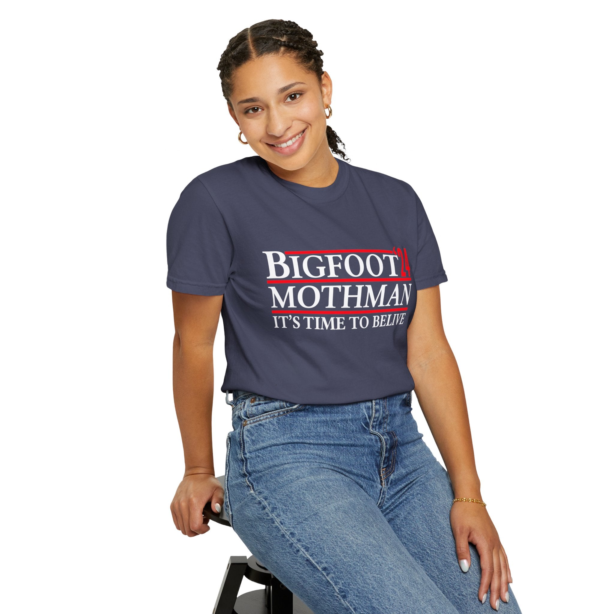 UNIDAZE Bigfoot Mothman 2024 President Election Shirt, Funny Vote Bigfoot Political Satire Humor Tee, Unique T-Shirt Gift for Men and Women Printify 2024 election shirt bigfoot lover shirt bigfoot shirt bigfoot usa Cotton Crew neck DTG for president funny 2024 election funny bigfoot shirt funny election shirt joke shirt Men's Clothing mothman shirt Oversized political satire sasquatch shirt T-shirts TikTok Unisex vote bigfoot Women's Clothing