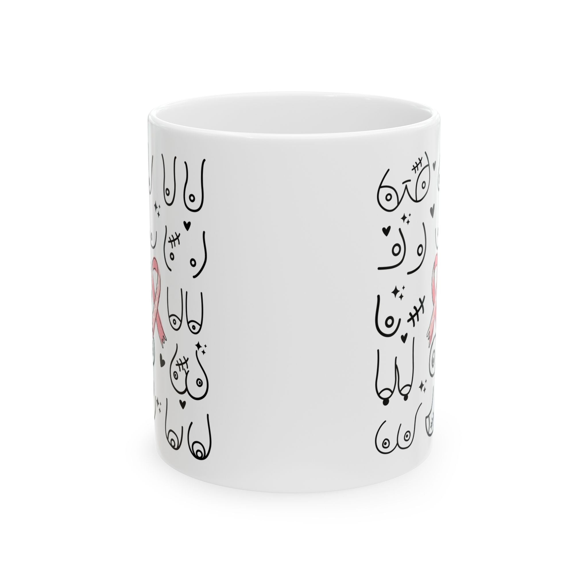 Boob Mug Feminist Mug Boobie Mug Gift For Boyfriend Girl Power Breast Cancer Survivor