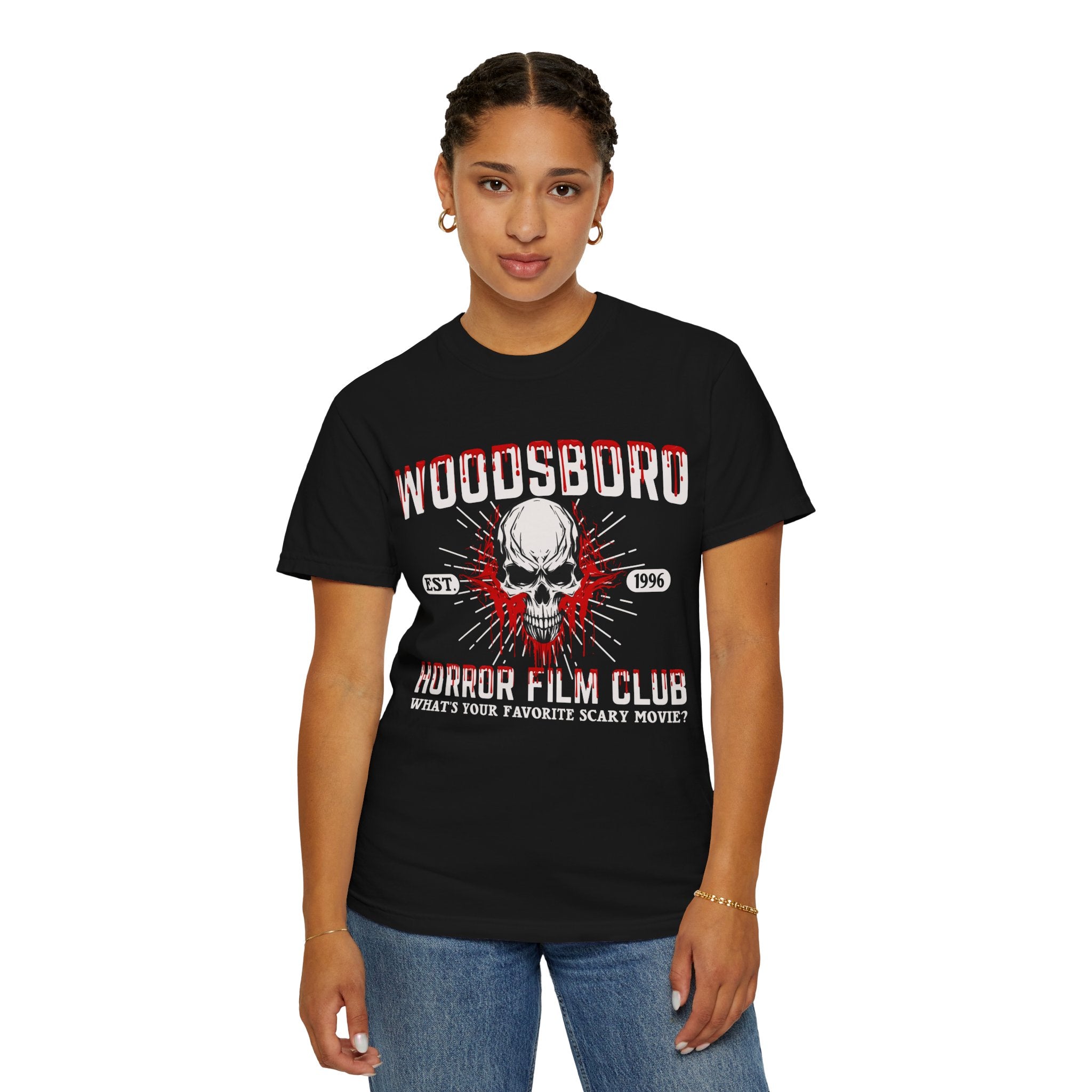 Woodsboro Horror Club Shirt, Halloween Shirt, Horror TShirt, Horror Film Club Shirt, Scary T Shirt, Halloween Gift, Spooky Season Shirt