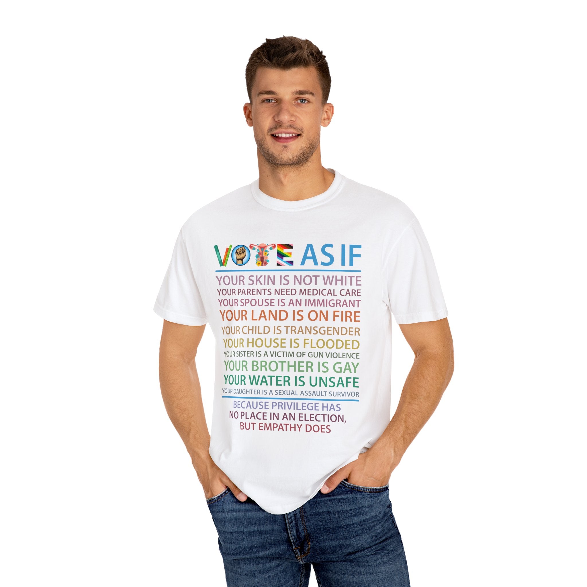 Vote As If Shirt, Custom Register Tee, Election Shirt, Voter T-Shirt, Voting Tee, Vote Gift, Equality Shirt, Pro Choice Shirt, Roe v Wade Shirt