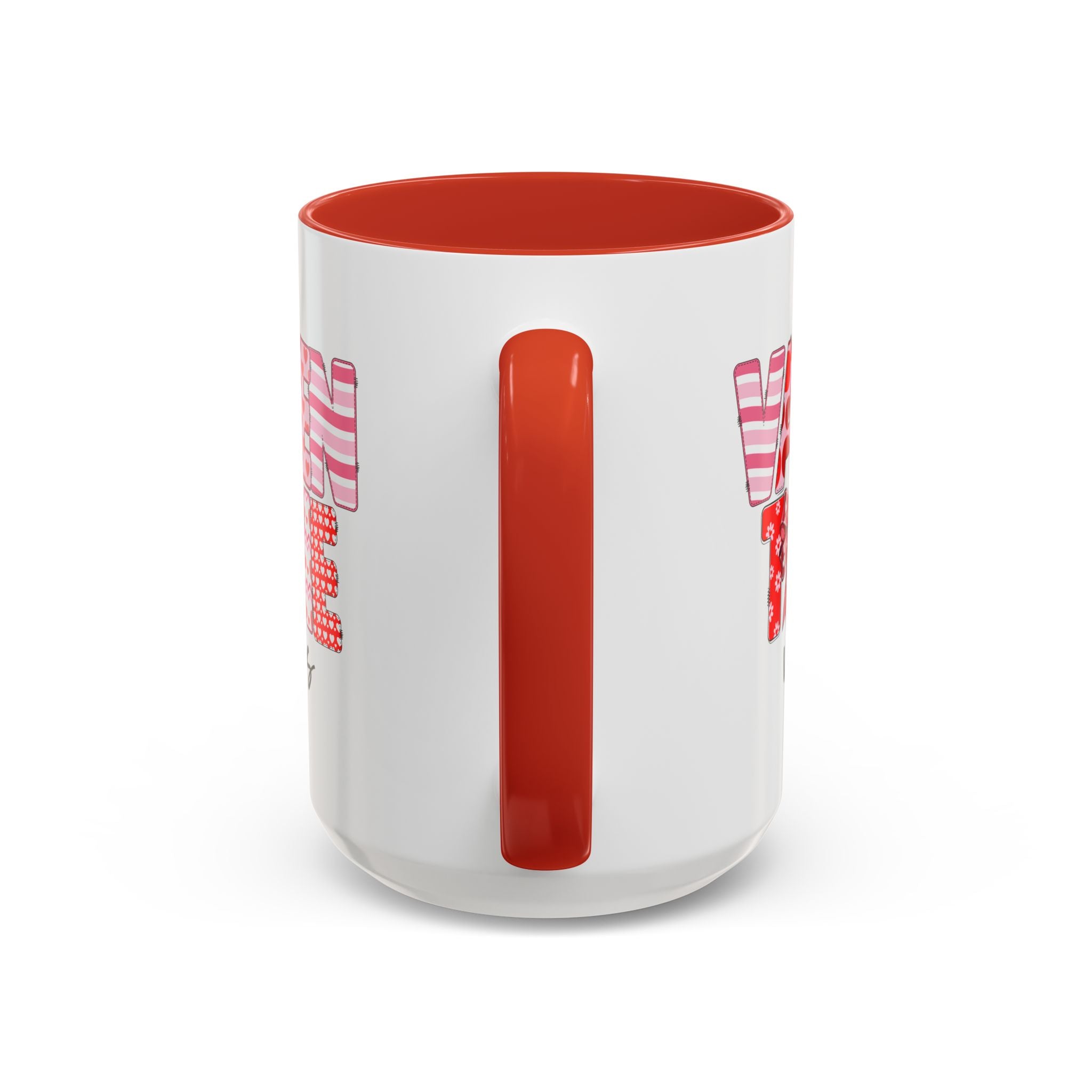 Valentine Vibes Coffee Mug, Coquette Valentine Vibes Mug, Brushstroke Valentine Coffee Cup, Gift For Her
