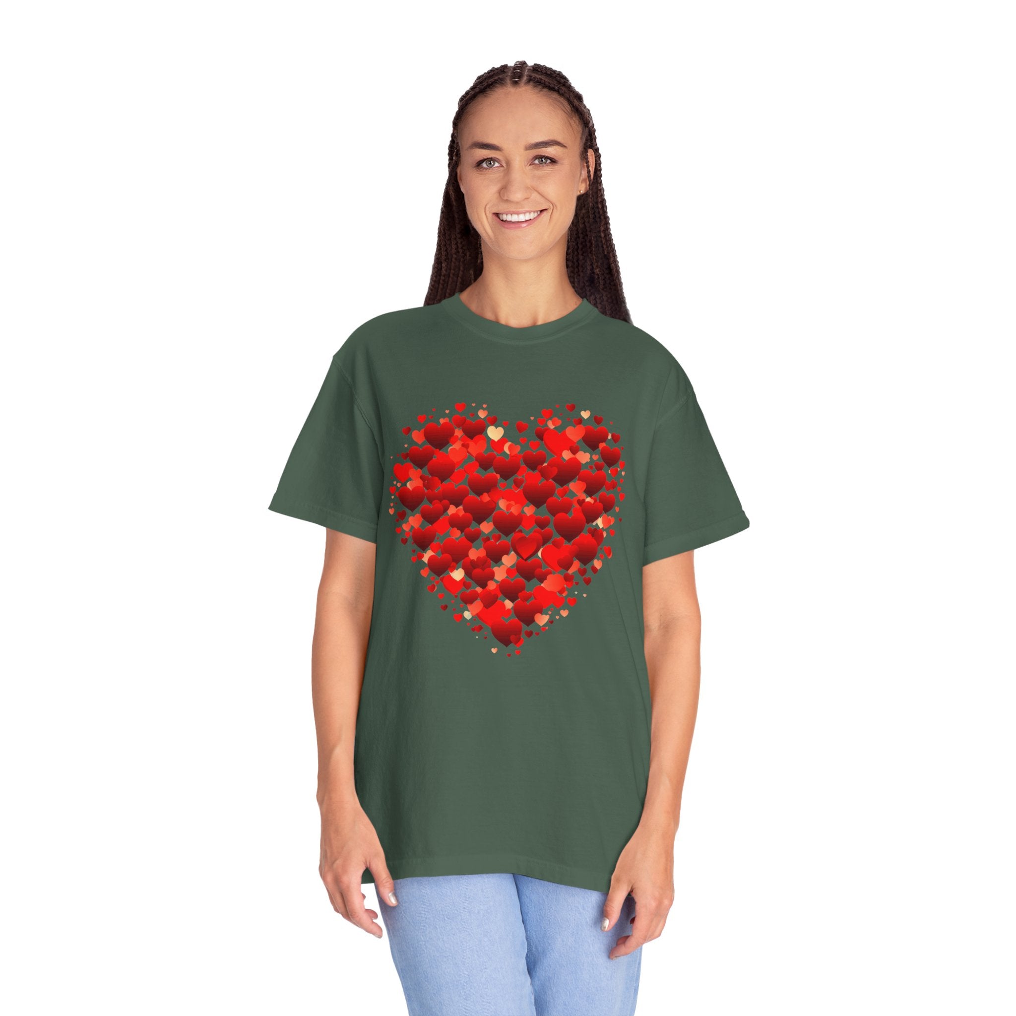 Double Heart Shirt, Valentines Gift Shirt, Love Shirt, Valentines Day Heart Tee, Teacher Gift Shirt, Valentine Heart Tee, Women Girl Heart