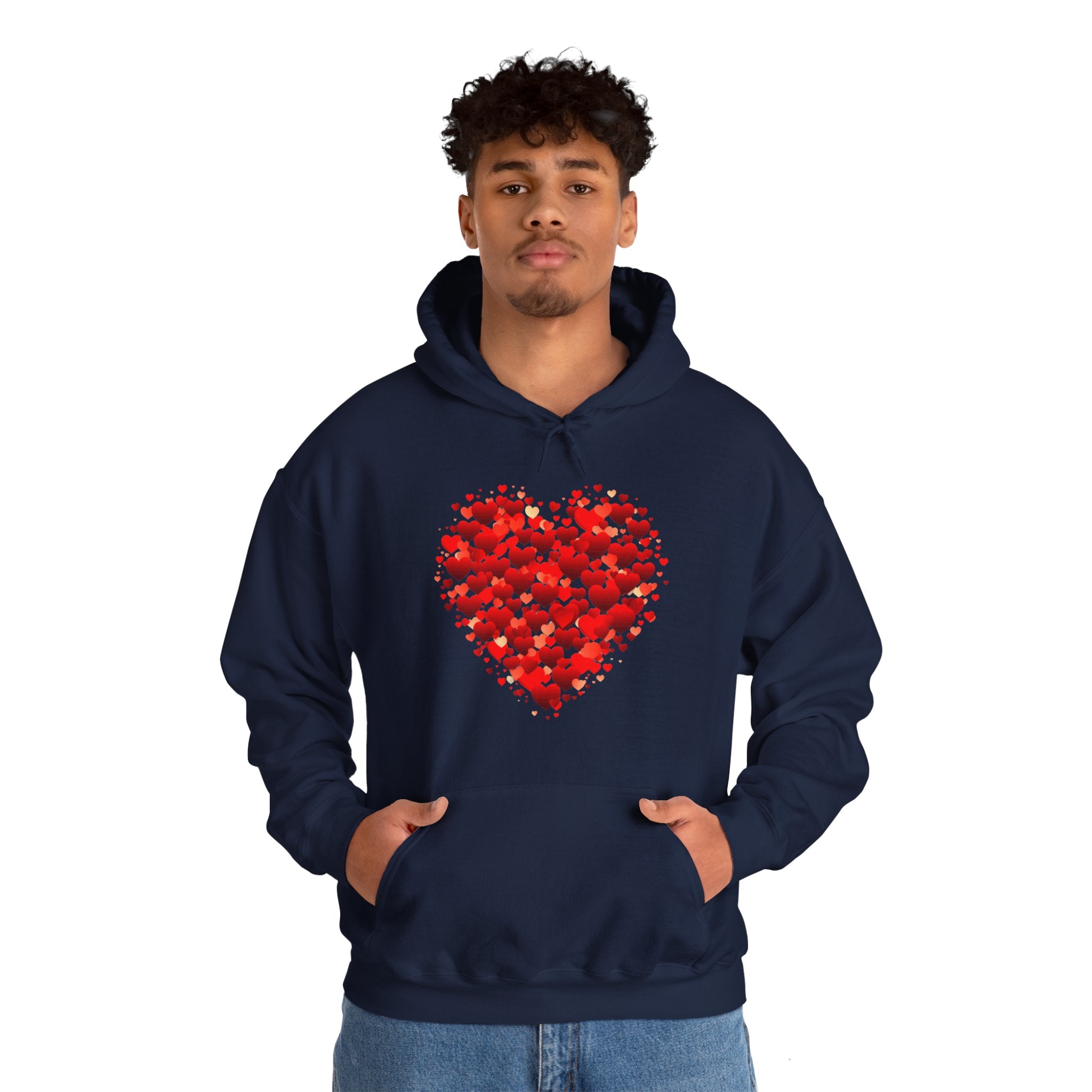 Valentines Day Red Double Heart Hoodie, Valentines Shirt, Valentines Double Heart Hoodie, Red Heart Shirt, Valentines Love Shirt, Love Sweater