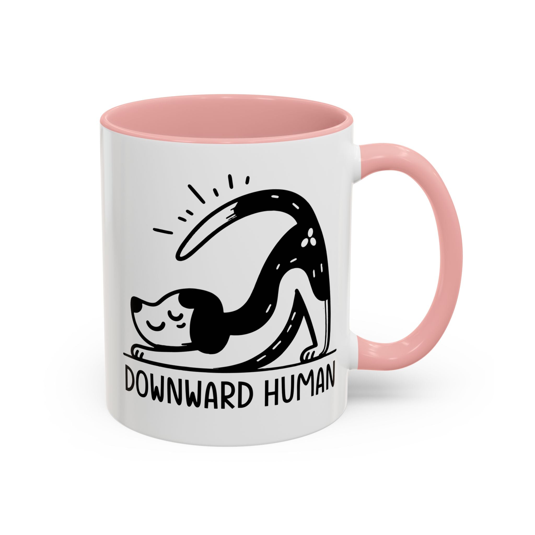 Downward Human Yoga Dog Coffee Mug, Dog Yoga Mug, Dog Owner Gifts, Funny Meditation Gifts, Yogi Pet Owner Gift, Yoga Coffee Mug