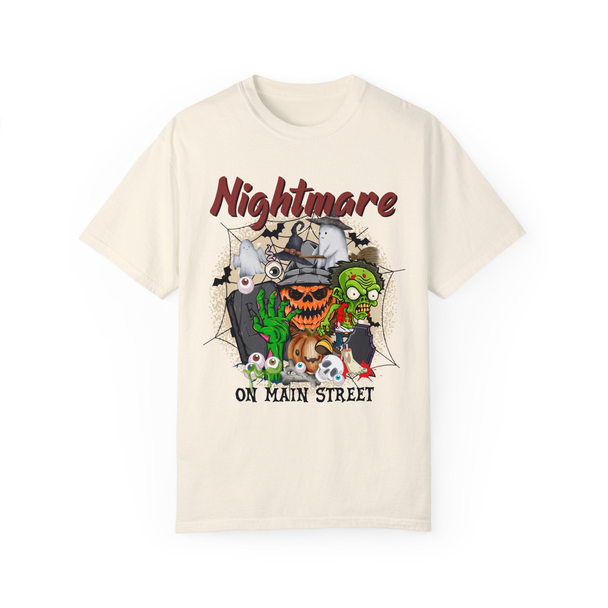 Nightmare On The Main Streat Shirt, Retro Mickey Minnie Halloween Shirts, Vintage Disney Halloween T-shirt, Halloween Pumpkin