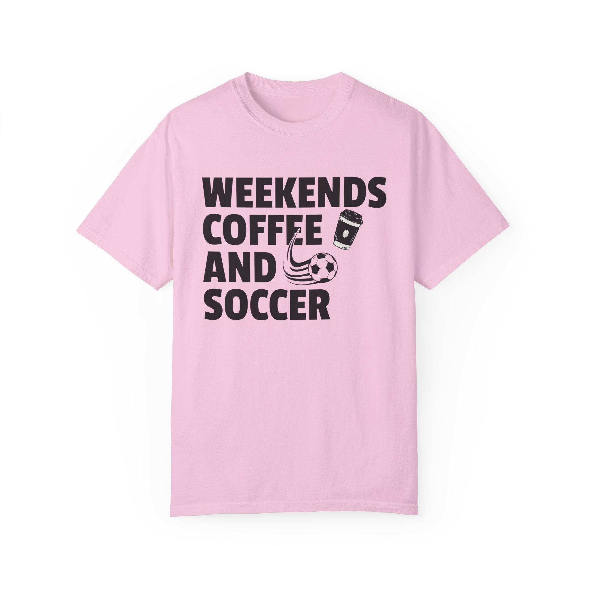 Weekends Coffee and Soccer Shirt For Soccer Lover, Sports Mom Tshirt For Mothers Day, Soccer Gift For Her, Game Day Gift Tee, Coffee T-Shirt