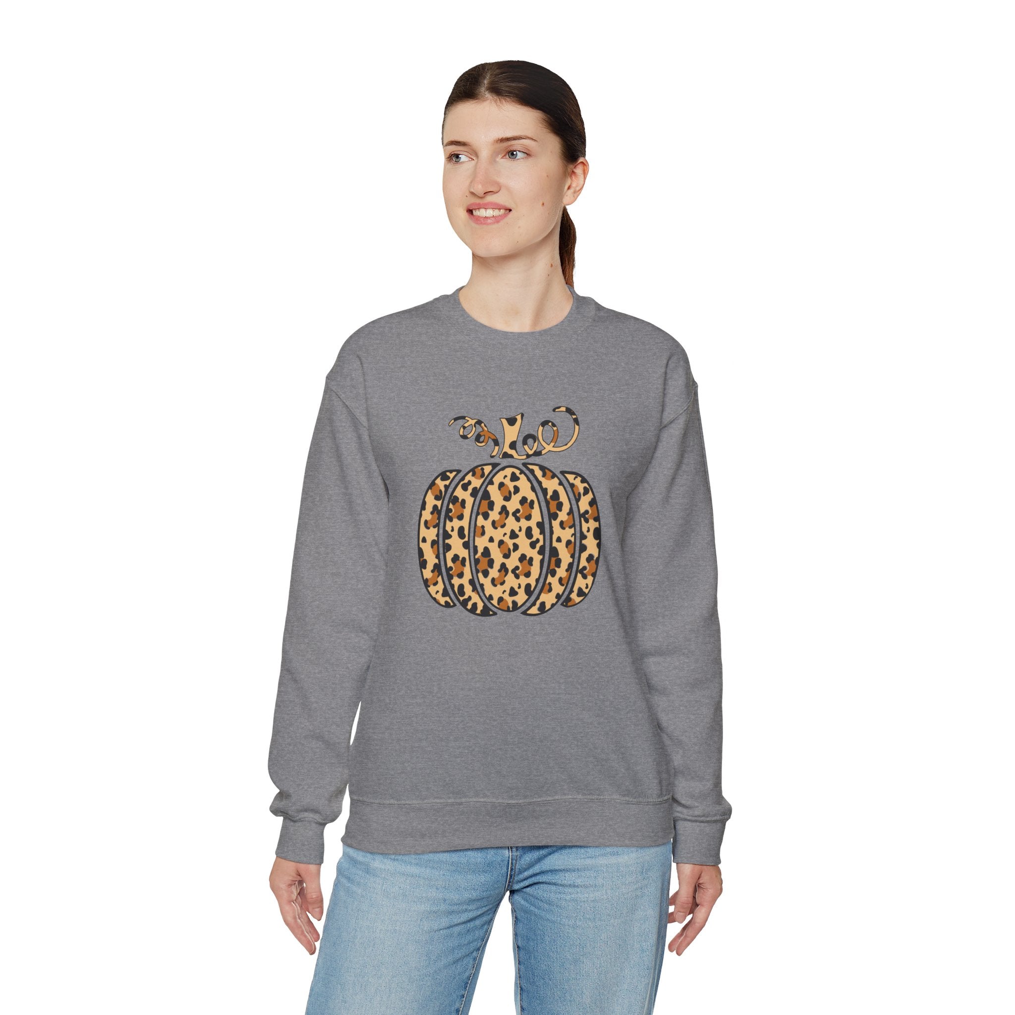 Leopard Pumpkin Sweatshirt, Cheetah Pumpkin Shirt, Thanksgiving Shirt, Thankful Shirt, Fall Shirt, Hello Pumpkin