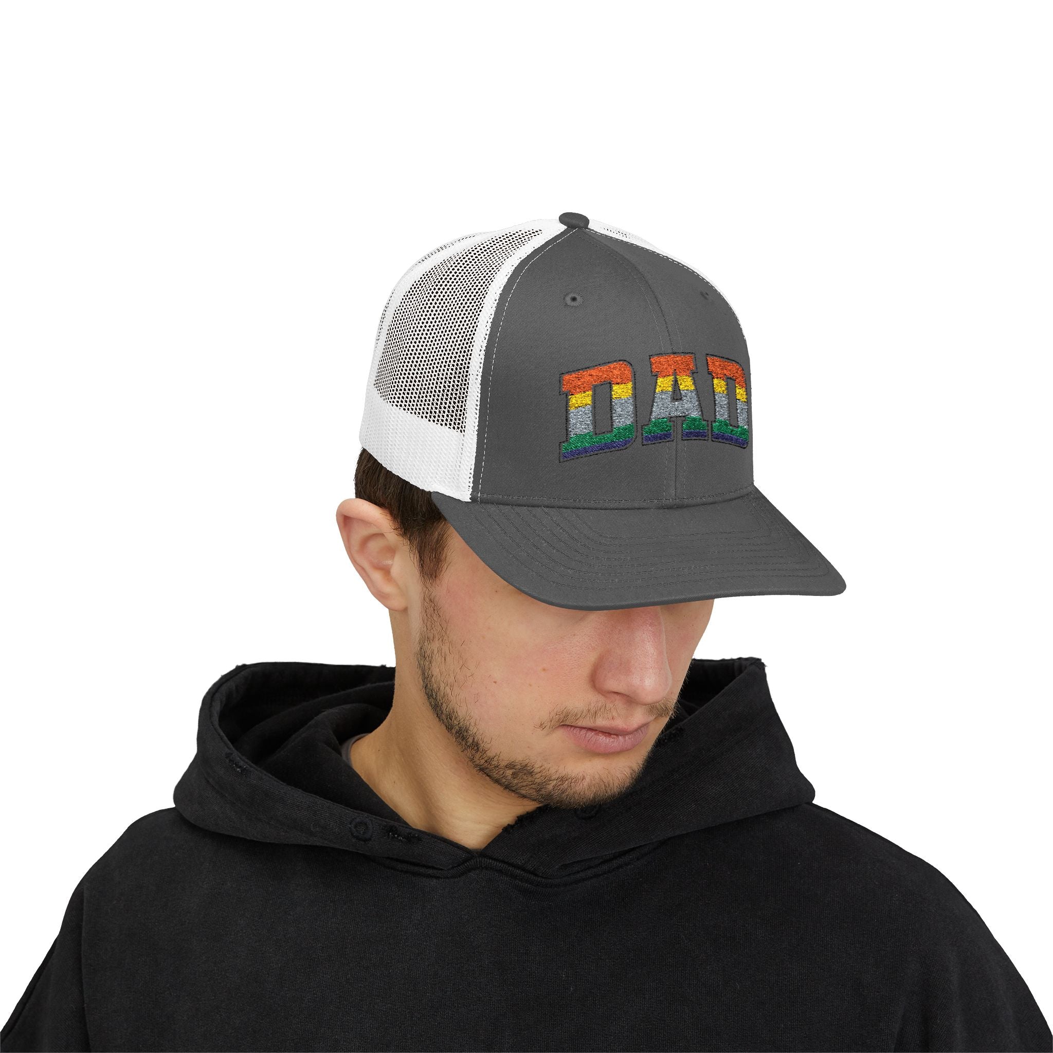 Dad Embroidered Trucker Cap, New Dad Gift, Dad Pregnancy Reveal, Dad Hat, Father's Day Gifts from Kids, Birthday Gift for Dad, Gift for Him