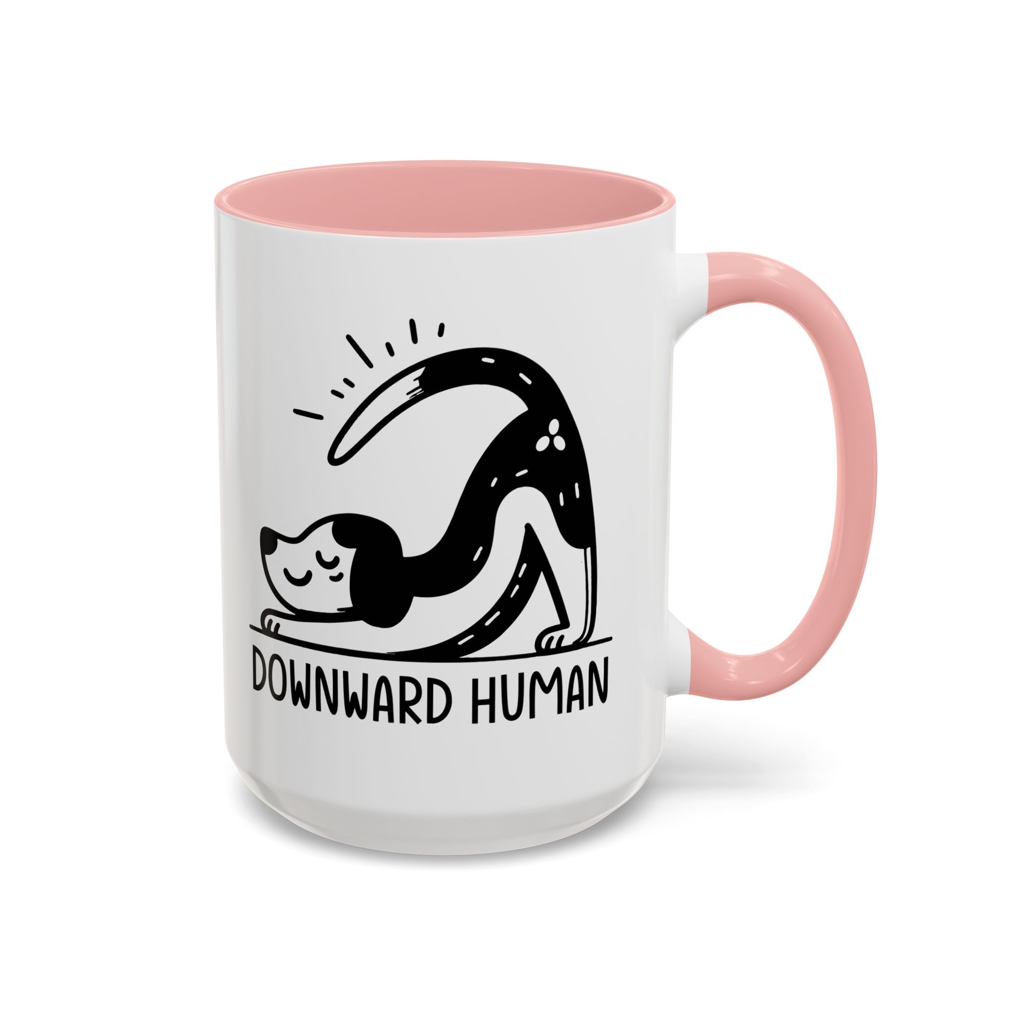 Downward Human Yoga Dog Coffee Mug, Dog Yoga Mug, Dog Owner Gifts, Funny Meditation Gifts, Yogi Pet Owner Gift, Yoga Coffee Mug