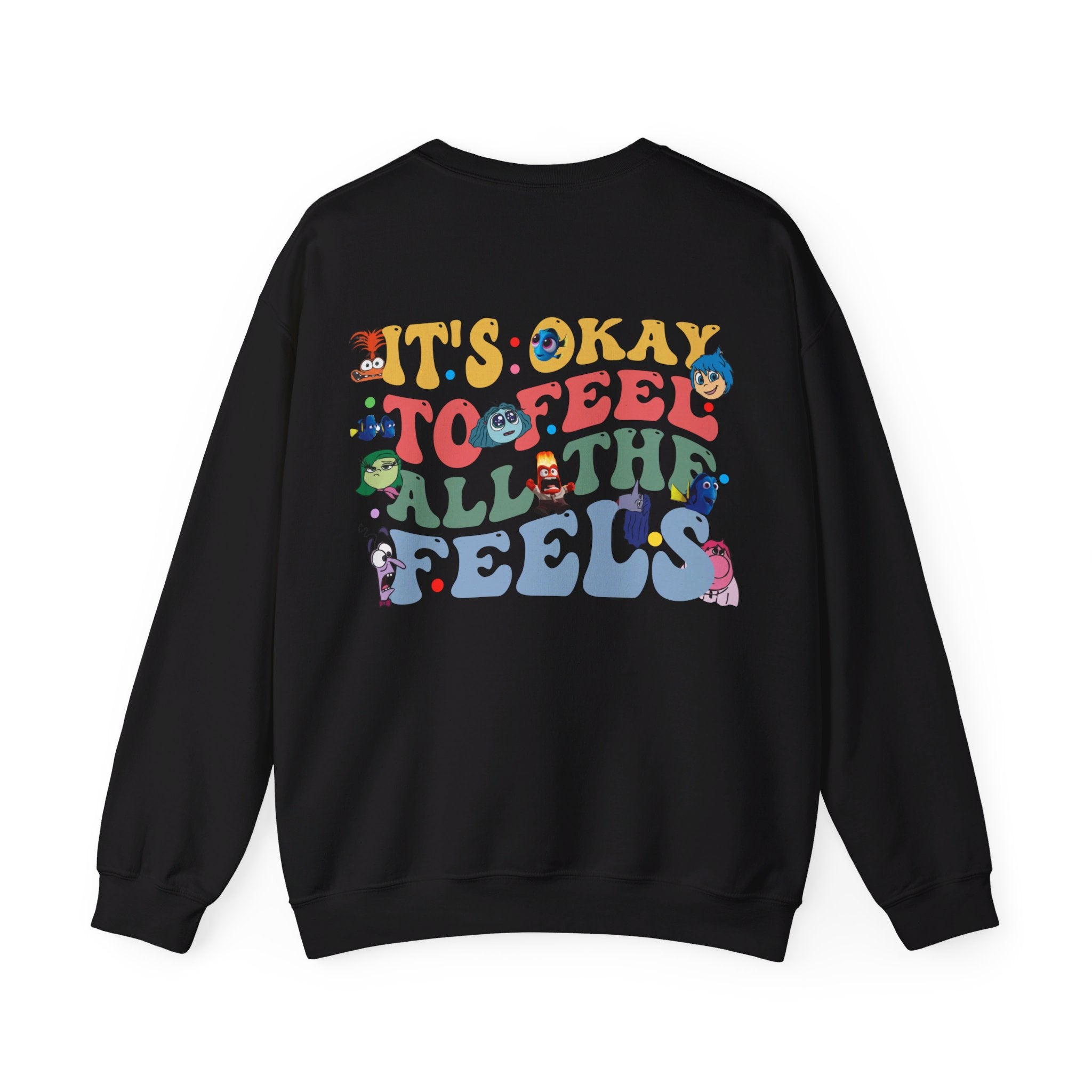 It's Okay To Feel All The Feels Shirt, Mental Health Sweatshirt, Inclusion Shirt, Speech Therapy Tee, Disney Inside Out T-Shirt, Disney Gift