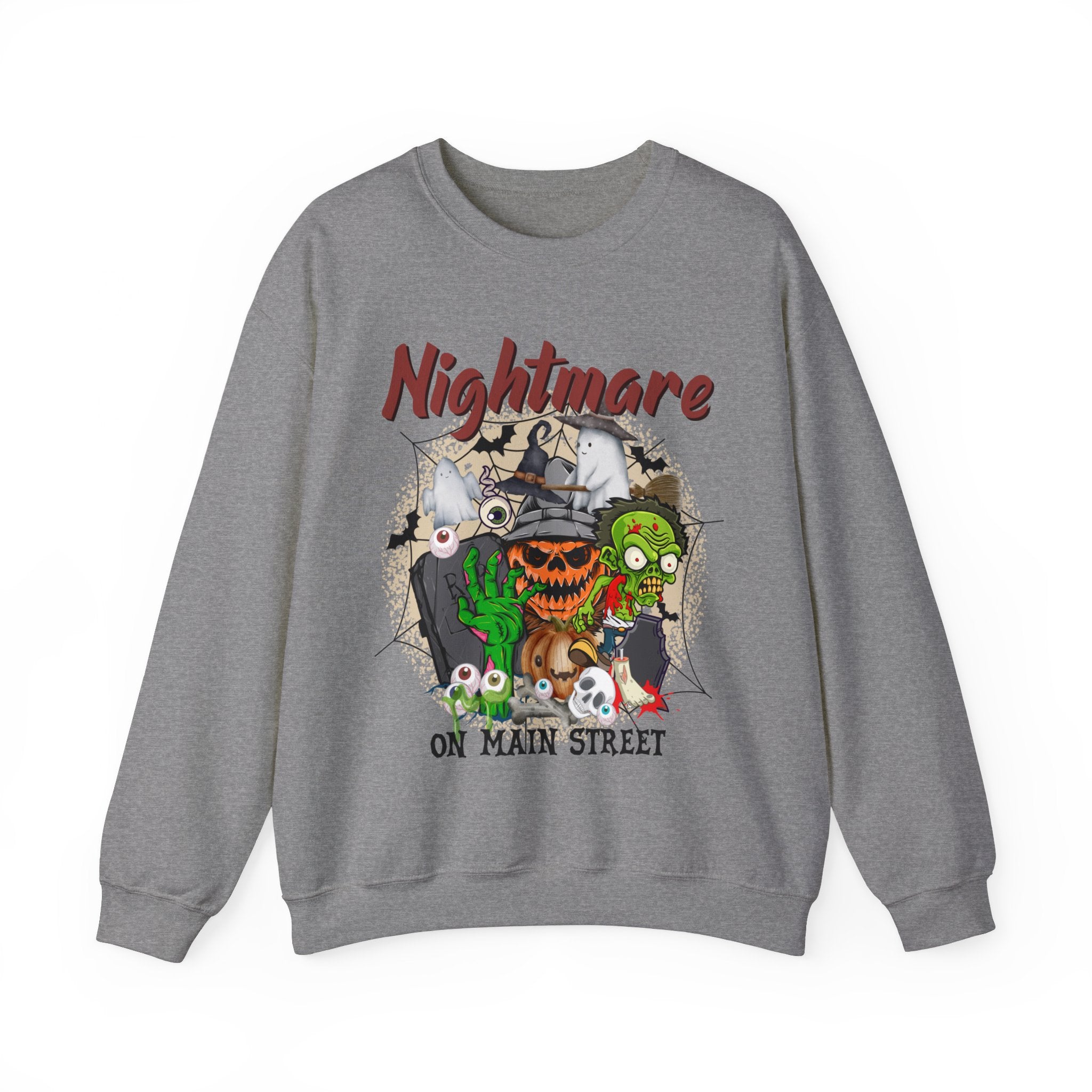 Disneyworld Nightmare On Main Street Sweatshirt, Disneyland Halloween Shirt, Halloween Mickey Minnie Pumpkin Sweater, Halloween Sweatshirt