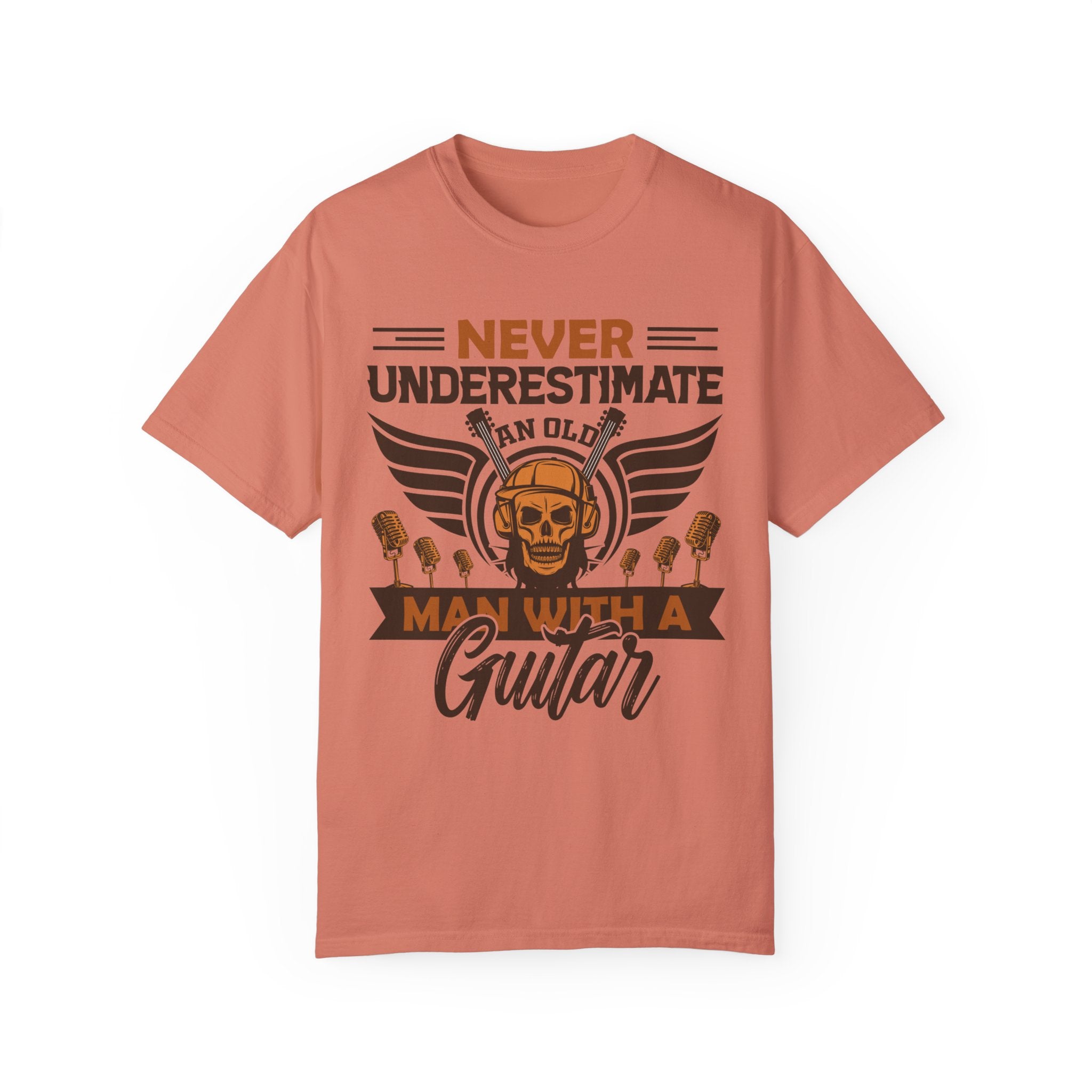 Guitar Lover Shirt, Never Underestimate An Old Man With A Guitar Shirt, Electric Guitar Gift, Musician Guitarist Guitar Player Country T-shirt, Vintage Tshirt