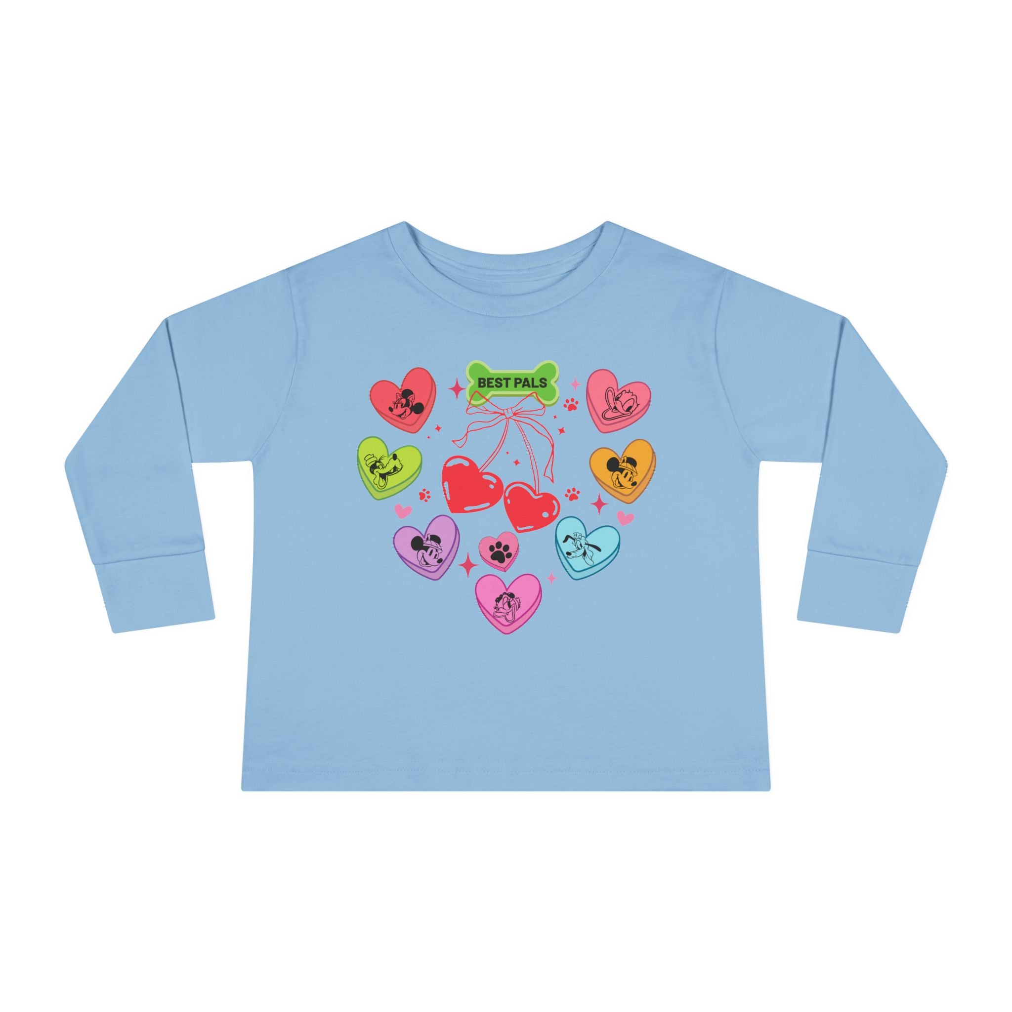 Disney Mickey And Friends Toddler Long Sleeve, Disney Valentines Kids Shirt, Cute Disney Shirt, Mickey And Co Toddler Shirt, Disney Live Shirt