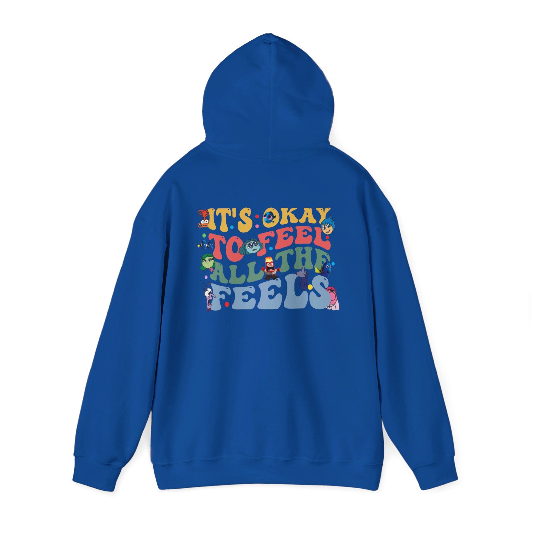 It's Okay To Feel All The Feels Hoodie, Disney Inside Out Shirt, Mental Health Sweatshirt, Inclusion Hoodie, Speech Therapy Hoodie