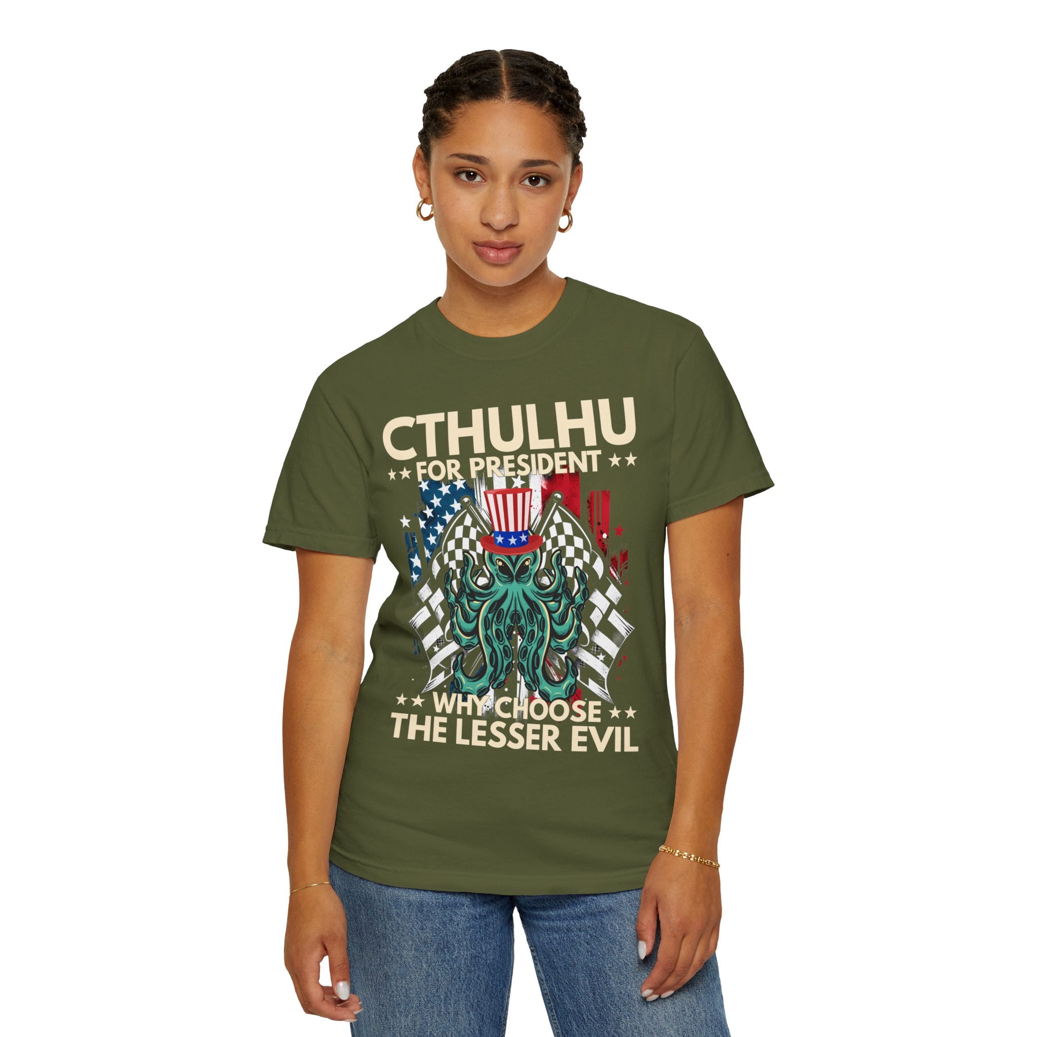 UNIDAZE CTHULHU PRESIDENT shirt, vote Cthulhu shirt, Cthulhu shirt funny political shirt, election shirt, Lovecraft shirt, Lovecraftian shirt Printify Cotton Crew neck cthulhu cthulhu gift cthulhu shirt DTG election funny 2024 election funny election shirt greater evil horror lover lovecraft lovecraftian gift Men's Clothing Oversized politcal satire T-shirts TikTok Unisex vote cthulhu shirt Women's Clothing