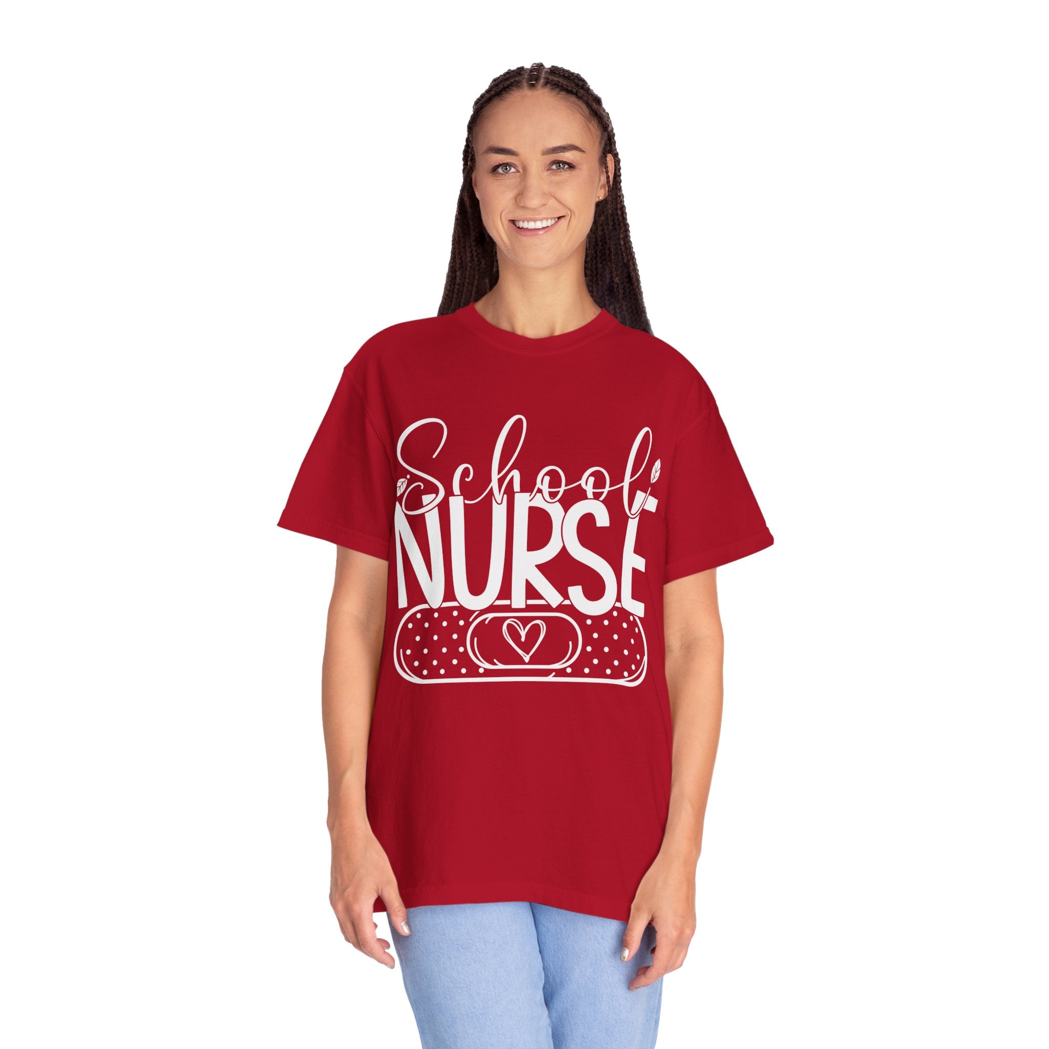 School Nurse Shirt Nurse TShirt School Shirts For Nurse Cute School Nurse Shirt Unisex Graphic Tees Women Trendy School Nurse V Neck Shirt