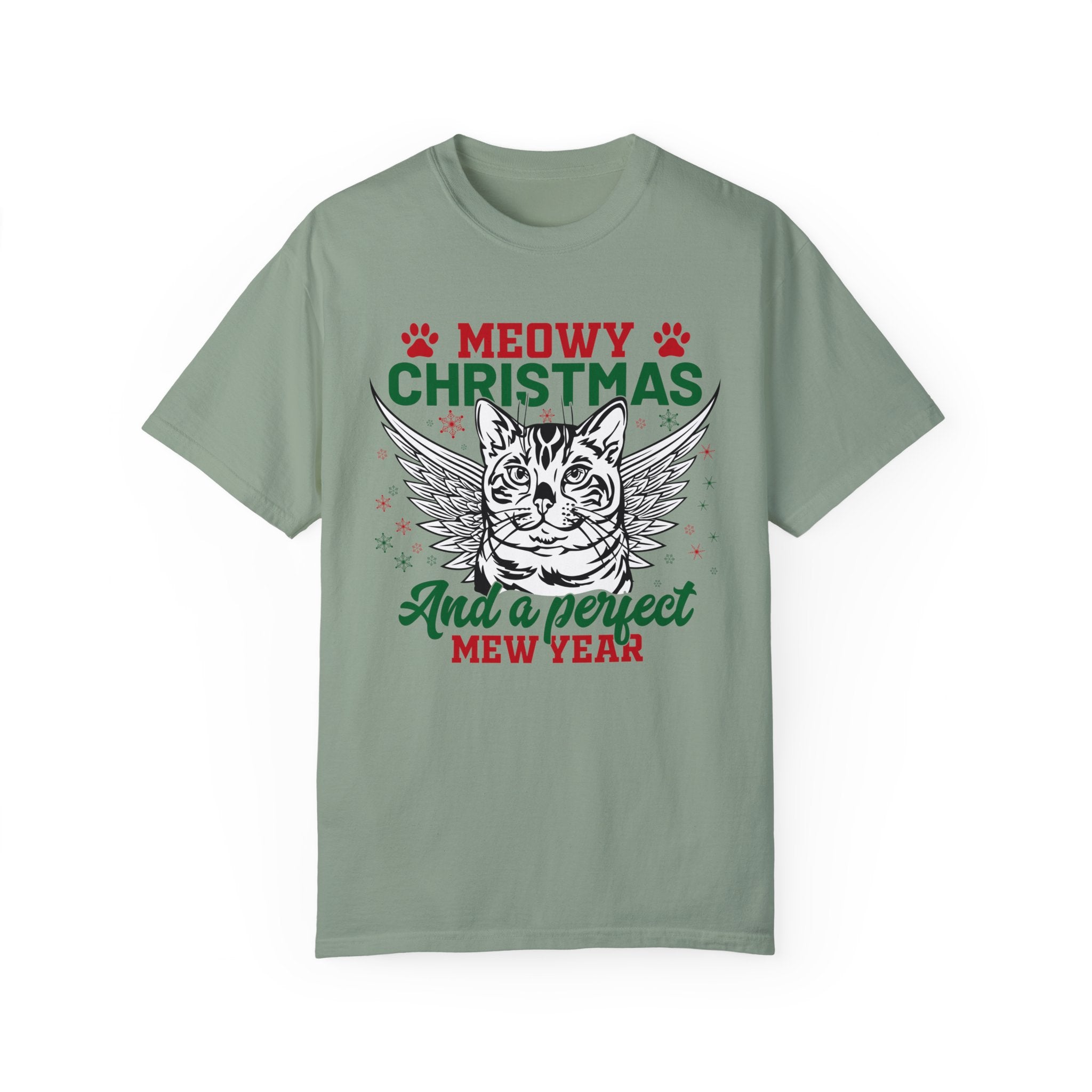 Cat Christmas Shirt Gift For Cat Lovers, Catmas Shirt, Meowy Tshirt, Cat Mom New Year Gift, Christmas Party, Christmas Meowy shirt