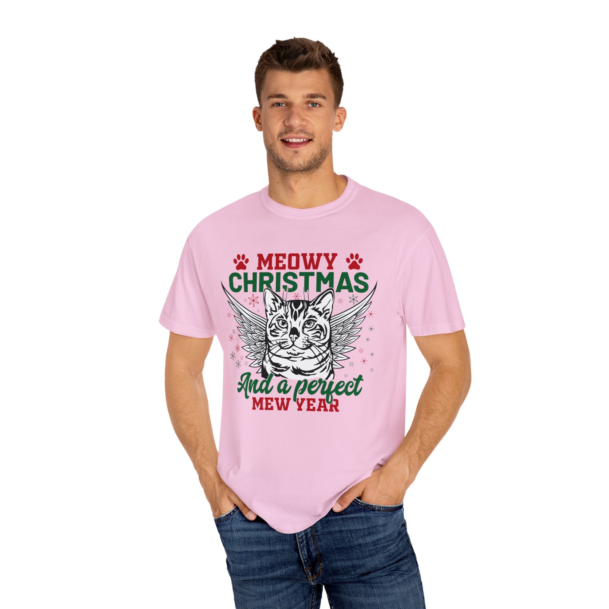 Cat Christmas Shirt Gift For Cat Lovers, Catmas Shirt, Meowy Tshirt, Cat Mom New Year Gift, Christmas Party, Christmas Meowy shirt