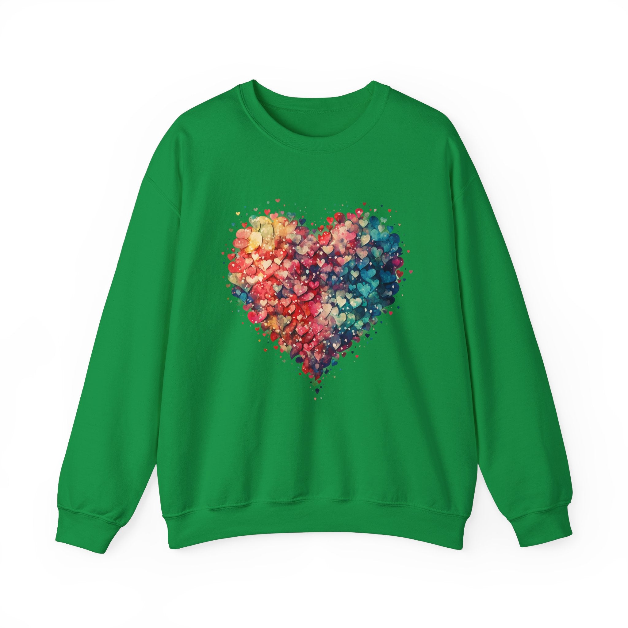 Valentines Watercolor Hearts Sweatshirt, Valentines Day Shirt, Cute Heart Sweatshirt, Trendy Valentine Love Shirt, Mother's day gift