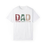 Dad The Veteran The Myth The Legend T-Shirt, Father's Day Gift, Father's Day Shirt, Gift for Veteran Dad