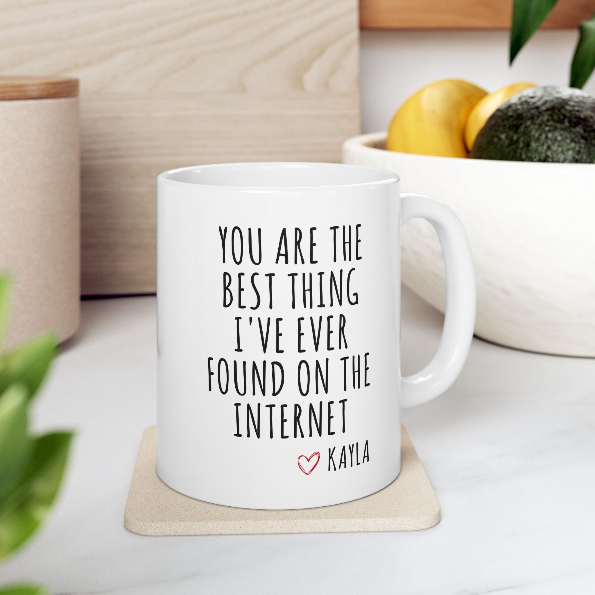 You Are The Best Thing I've Ever Found On The Internet Mug, Boyfriend Mug, Boyfriend Cup, Husband Coffee Cup, Boyfriend Valentines Day Gift