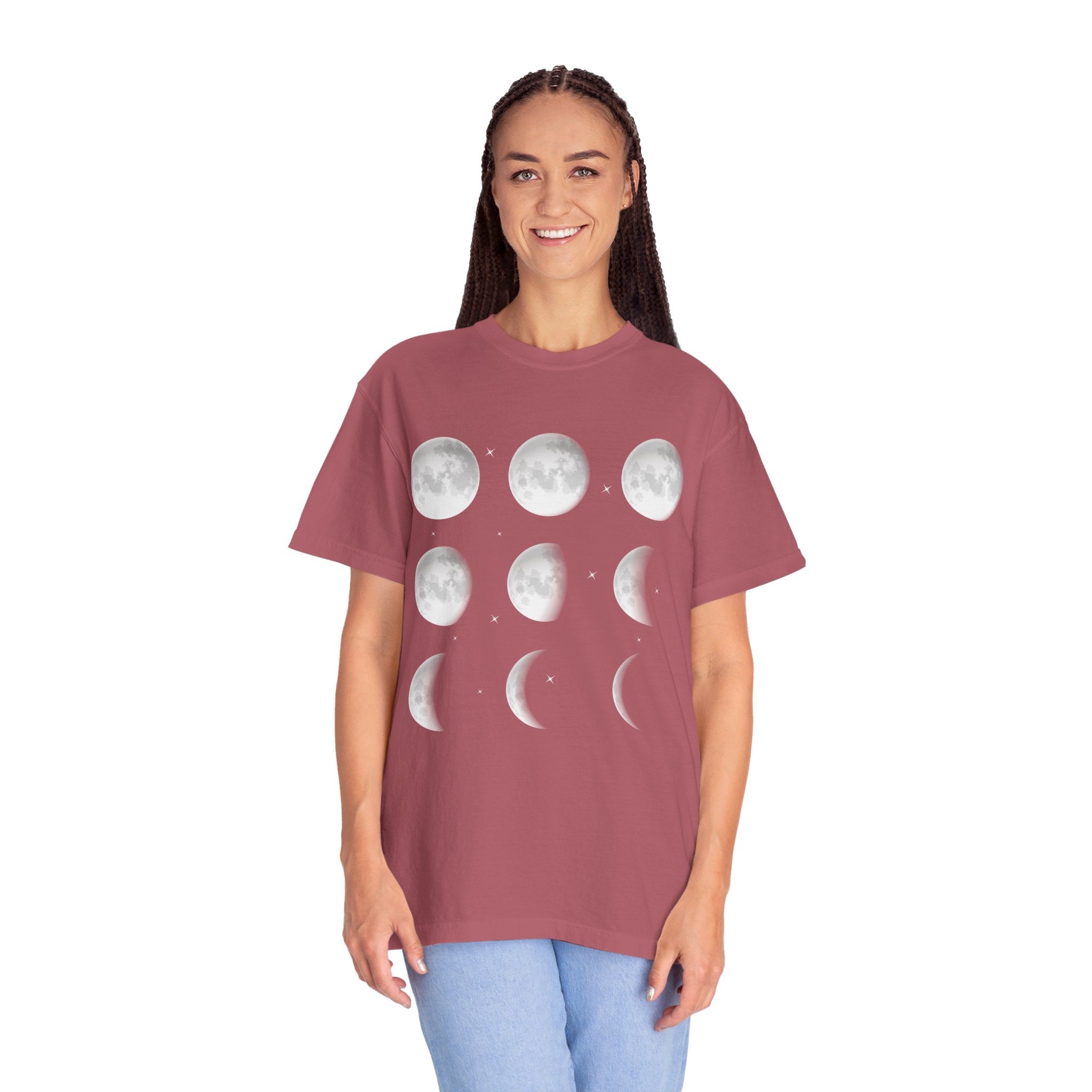 Moon Phase Shirt, Celestial Shirt, Astrology Shirt, Spiritual Shirt, Aesthetic Shirt, Moon Shirt, Mystical Shirt, Astronomy Shirt, Retro Tee