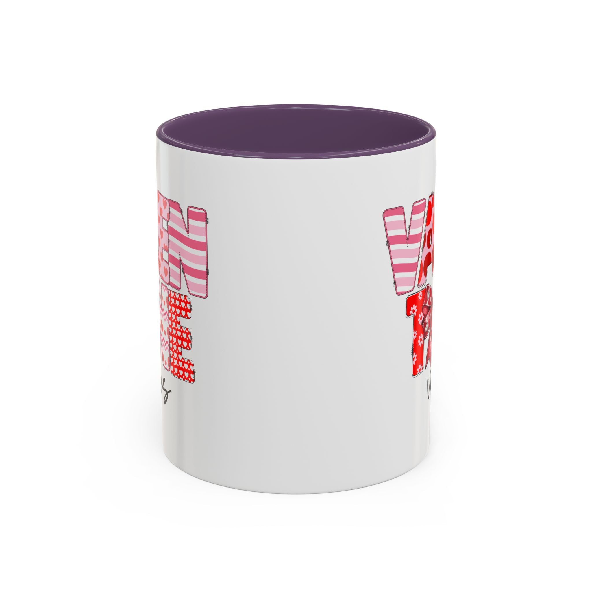 Valentine Vibes Coffee Mug, Coquette Valentine Vibes Mug, Brushstroke Valentine Coffee Cup, Gift For Her