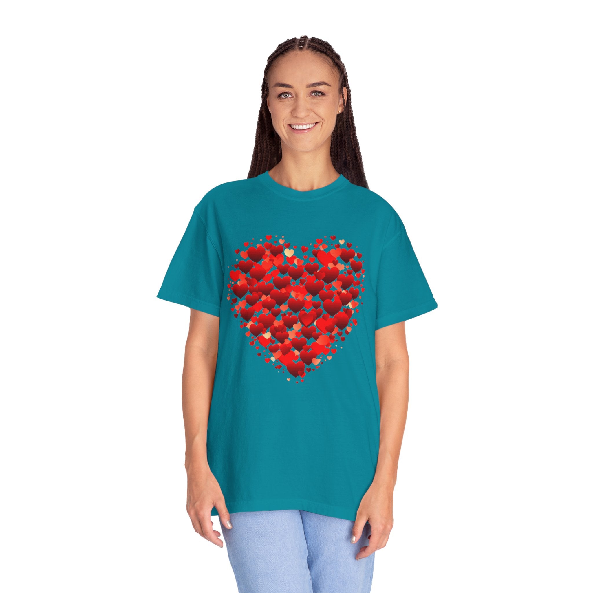 Double Heart Shirt, Valentines Gift Shirt, Love Shirt, Valentines Day Heart Tee, Teacher Gift Shirt, Valentine Heart Tee, Women Girl Heart