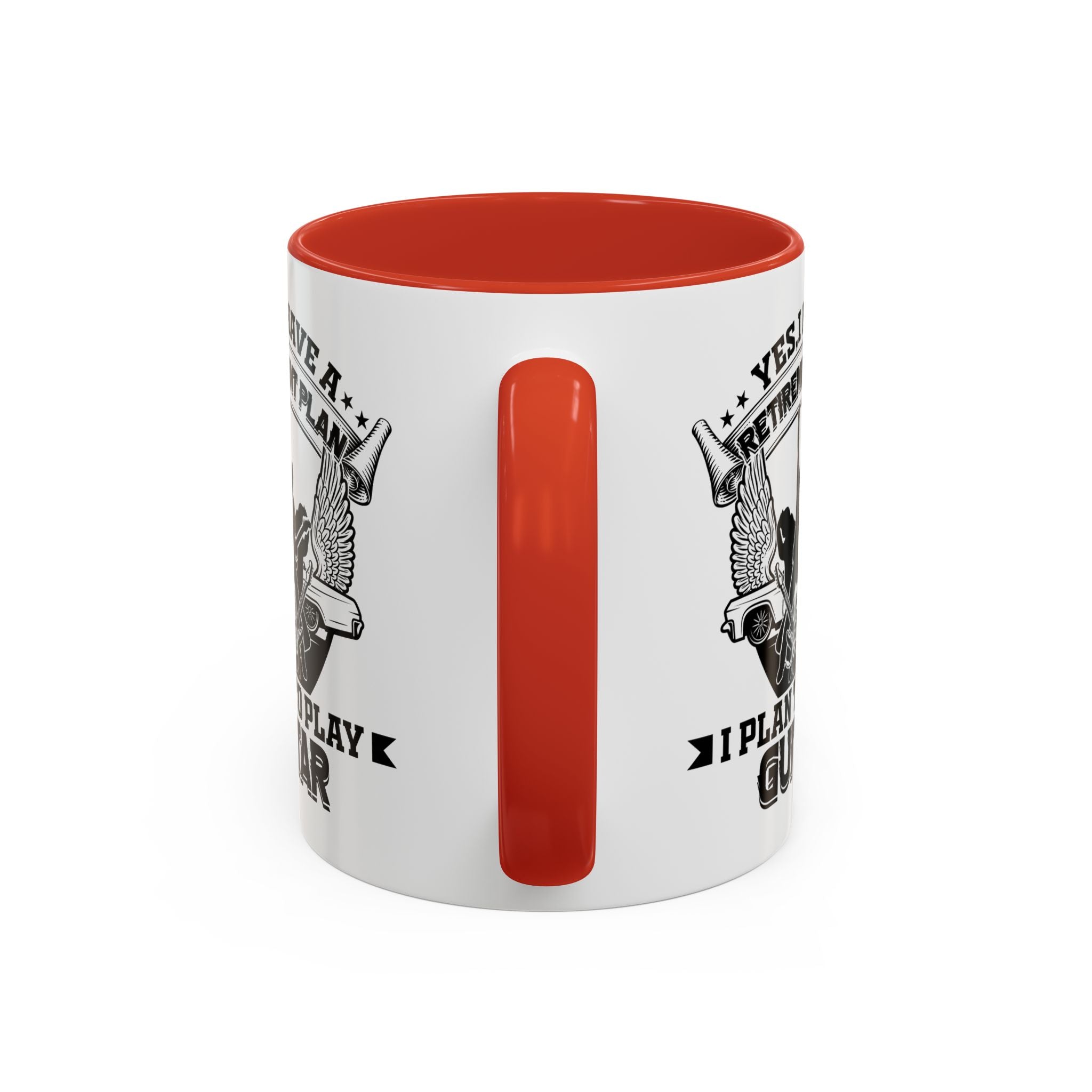 Yes I have a Retirement Plan I Plan to Play Guitar Coffee Mug, Funny Retirement Plan Mug for Guitar Lovers, Musician Gift, Guitar Player Mug