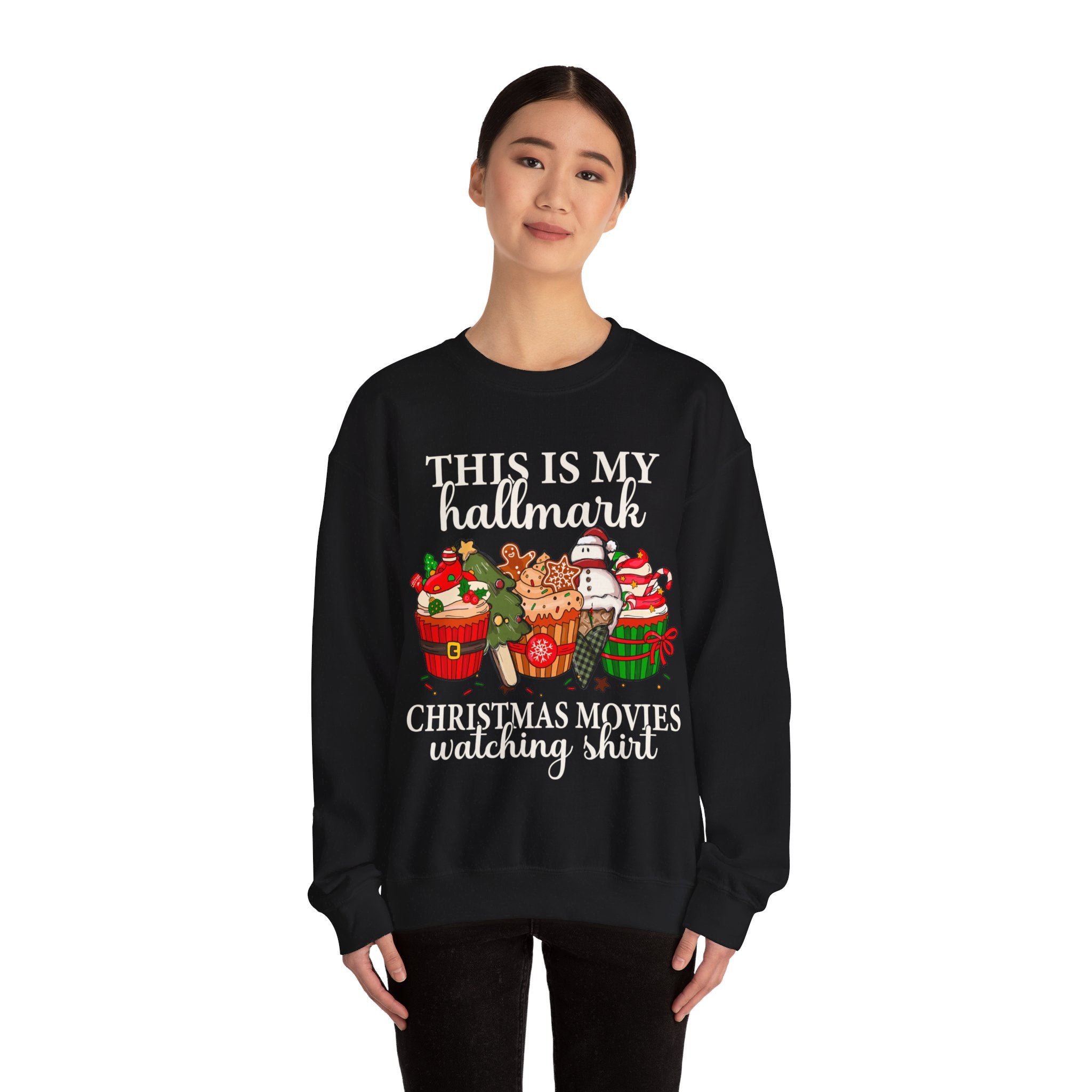 This is My Hallmark Christmas Movie Watching Sweatshirt, Hallmark Christmas Movies Shirt, Holiday Spirit Shirt, Hallmark Sweatshirt