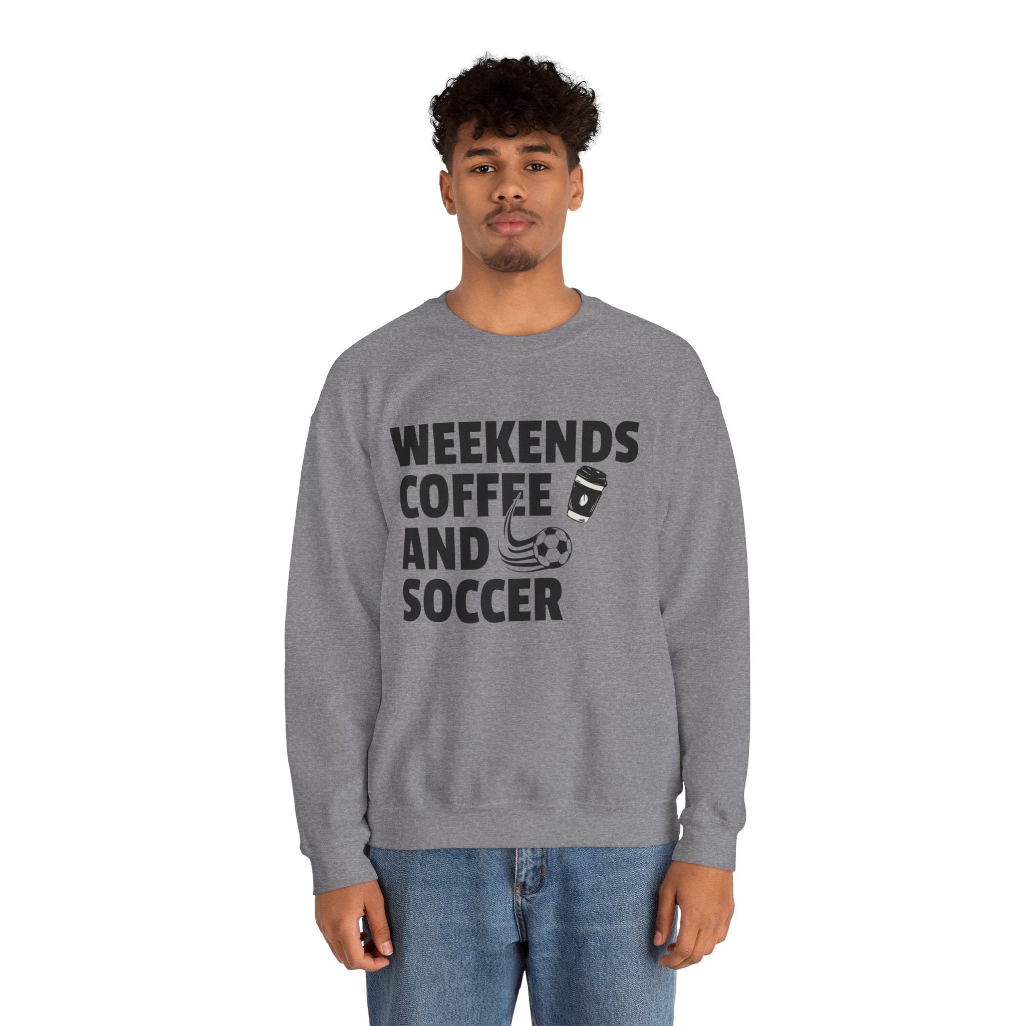 Weekends Coffee Soccer Sweatshirt, Soccer Sweatshirt, Soccer Mom Sweater, Game Day Sweatshirt, Soccer Gift, Soccer Shirt