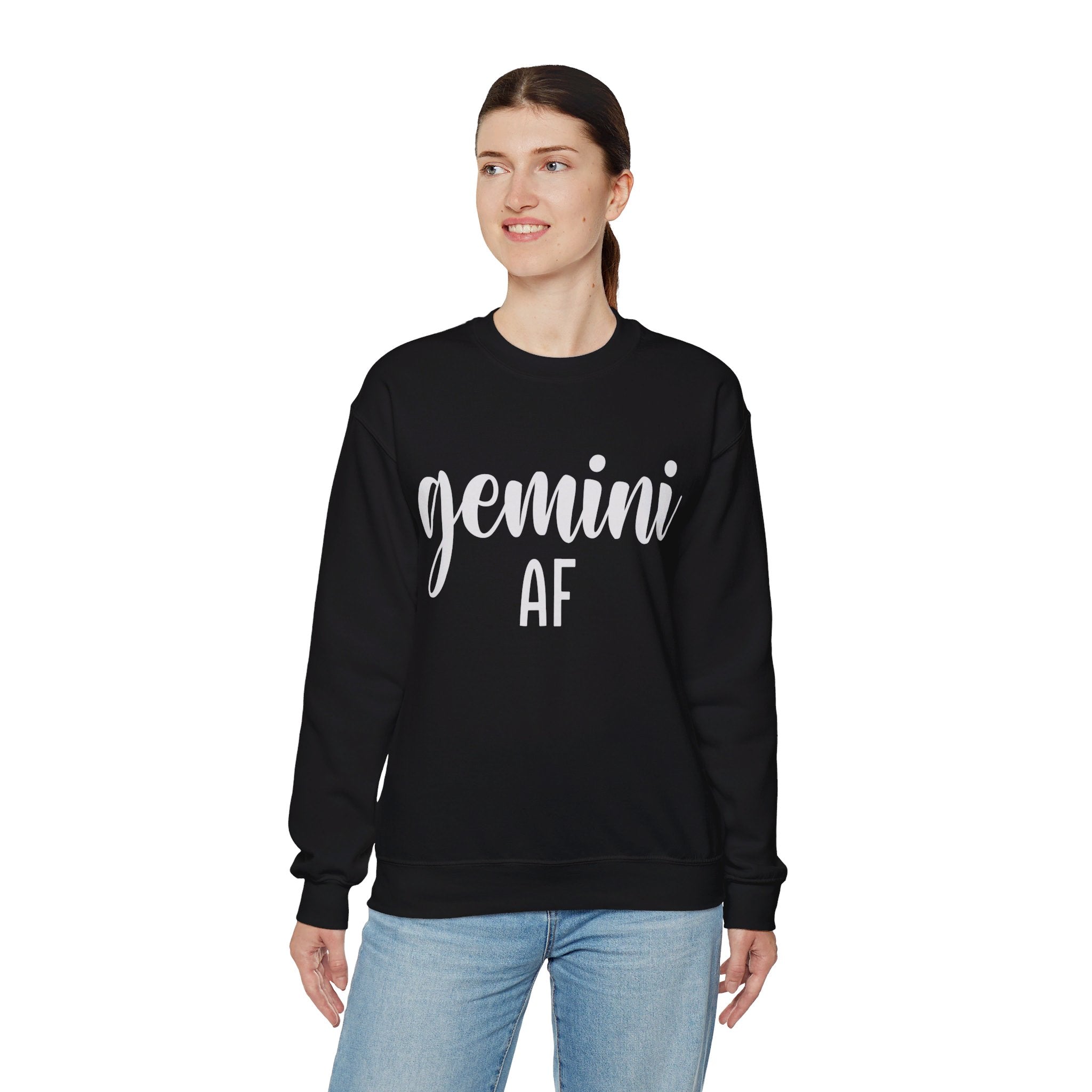 Gemini AF Sweatshirt, Gemini Sweatshirt, Gemini Sign Crewneck, Gemini Gifts, Gemini Birthday Gift, Zodiac Shirt