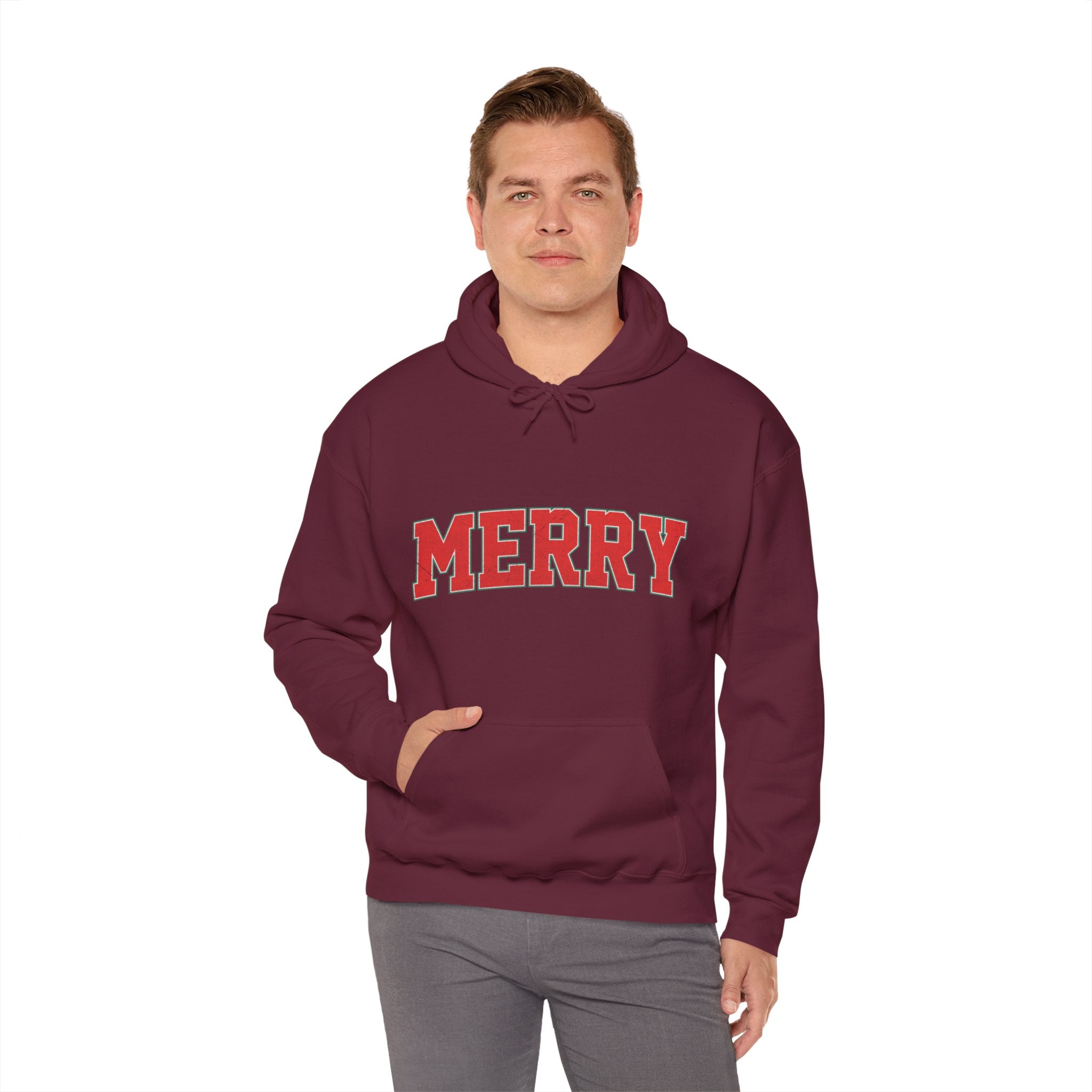 Merry Christmas Hoodie, Christmas Hoodie, Cute Winter Merry Hoodie, Christmas Shirt for Women, Christmas Hooded Sweatshirt, Holiday Sweater