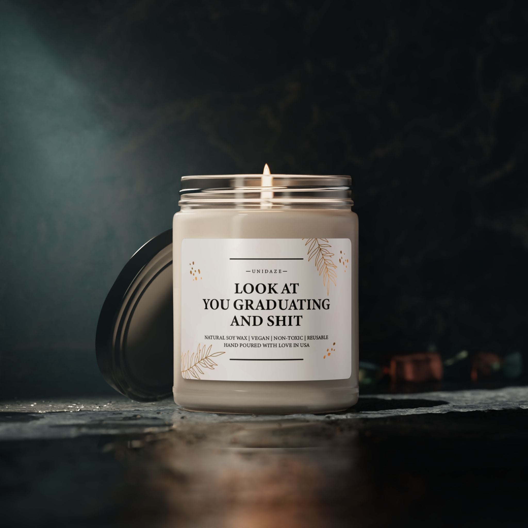 Look at You Graduating and Shit, Graduation Candle Gift, Funny Grad Gift for Her, Scented Candles Best Friend Gift for Best Friend Gifts, High School Graduation, Gift for Him