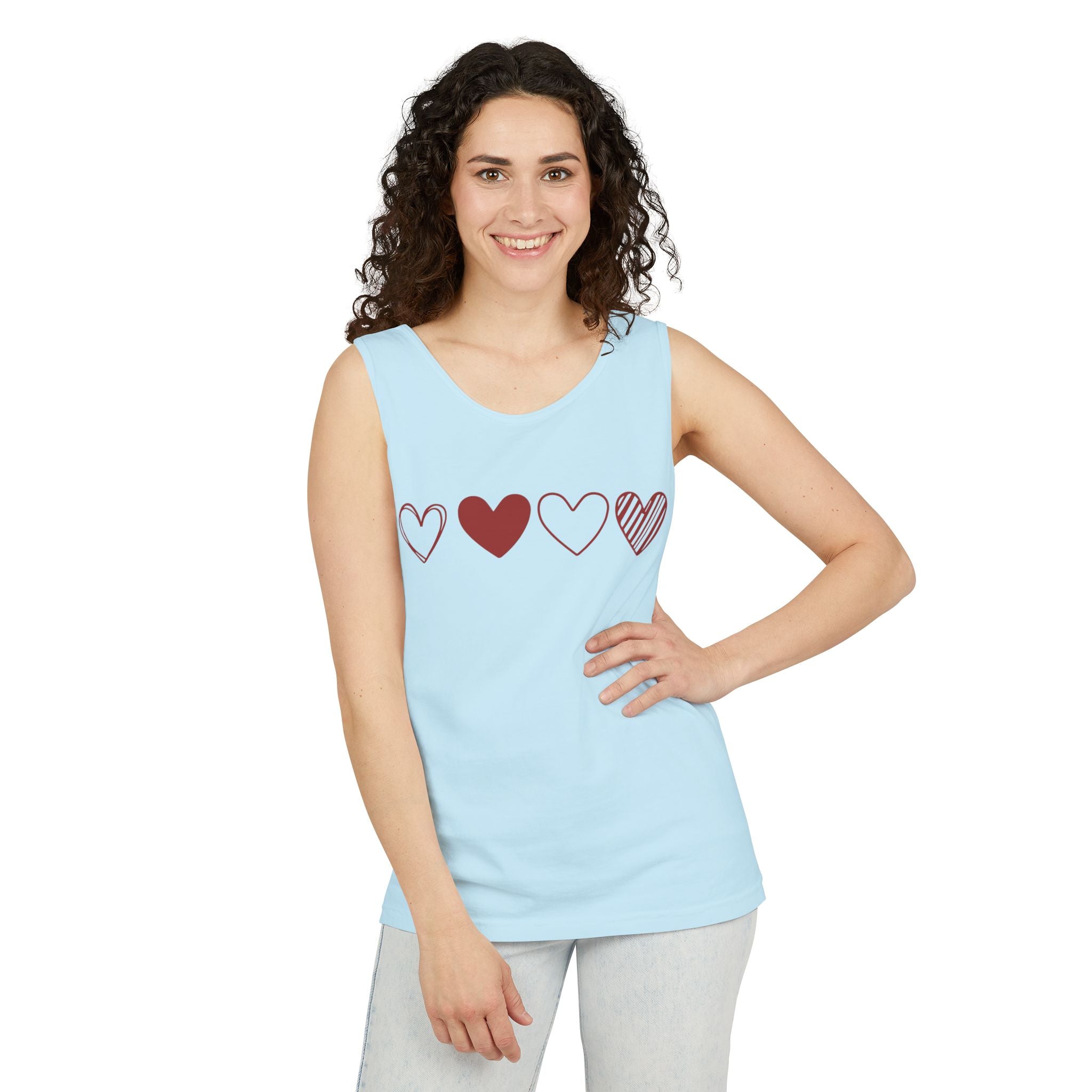 Heart Tank Top, Love Fitness, Shirt with Heart, Love Faith Hope, Shirt for Valentines Day, Love Heart Tank Top, Heart Shirt, Valentine Tank