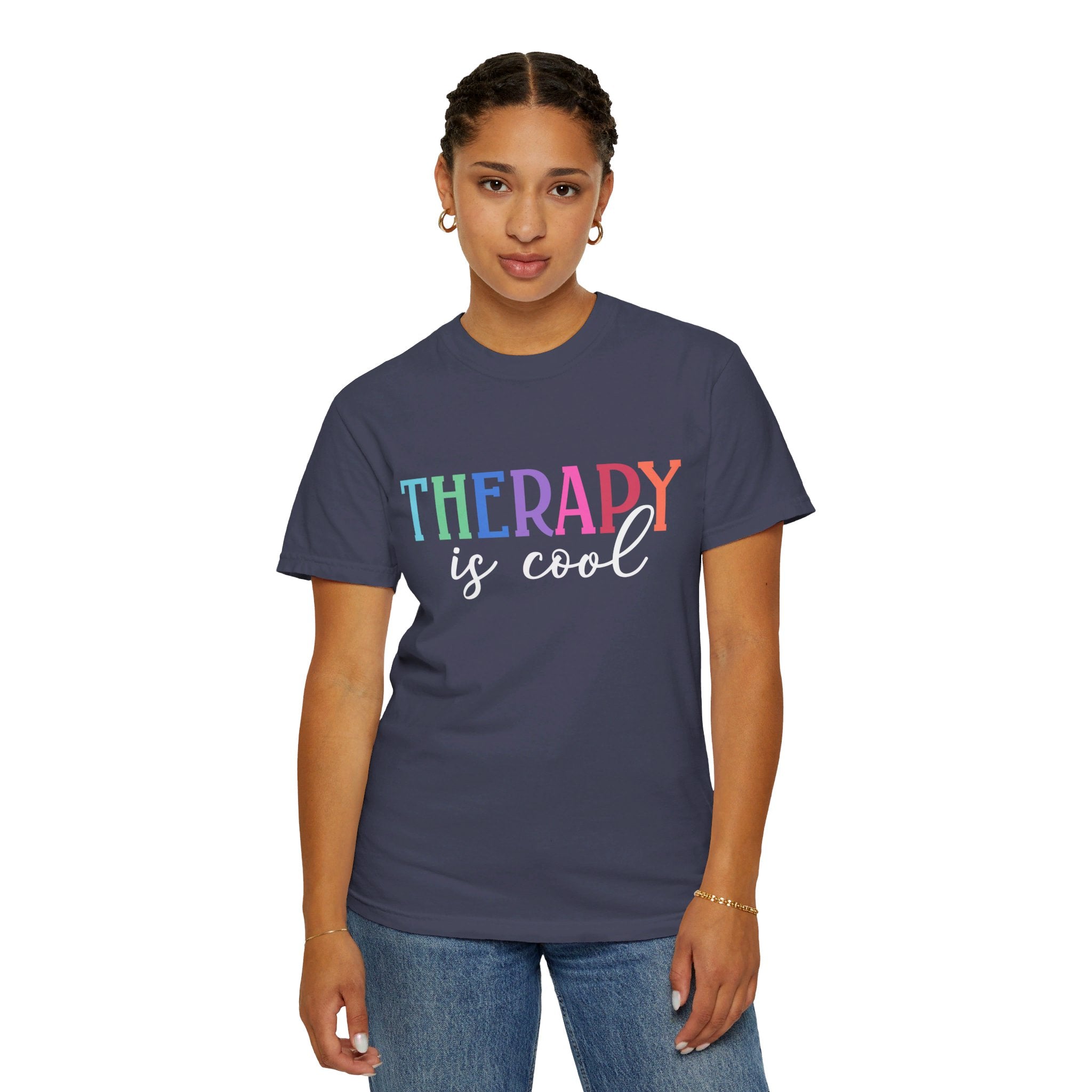 Therapy is Cool Shirt, Mental Health Matters, Gift for Therapist, Anxiety Shirt, School Psychologist Shirt