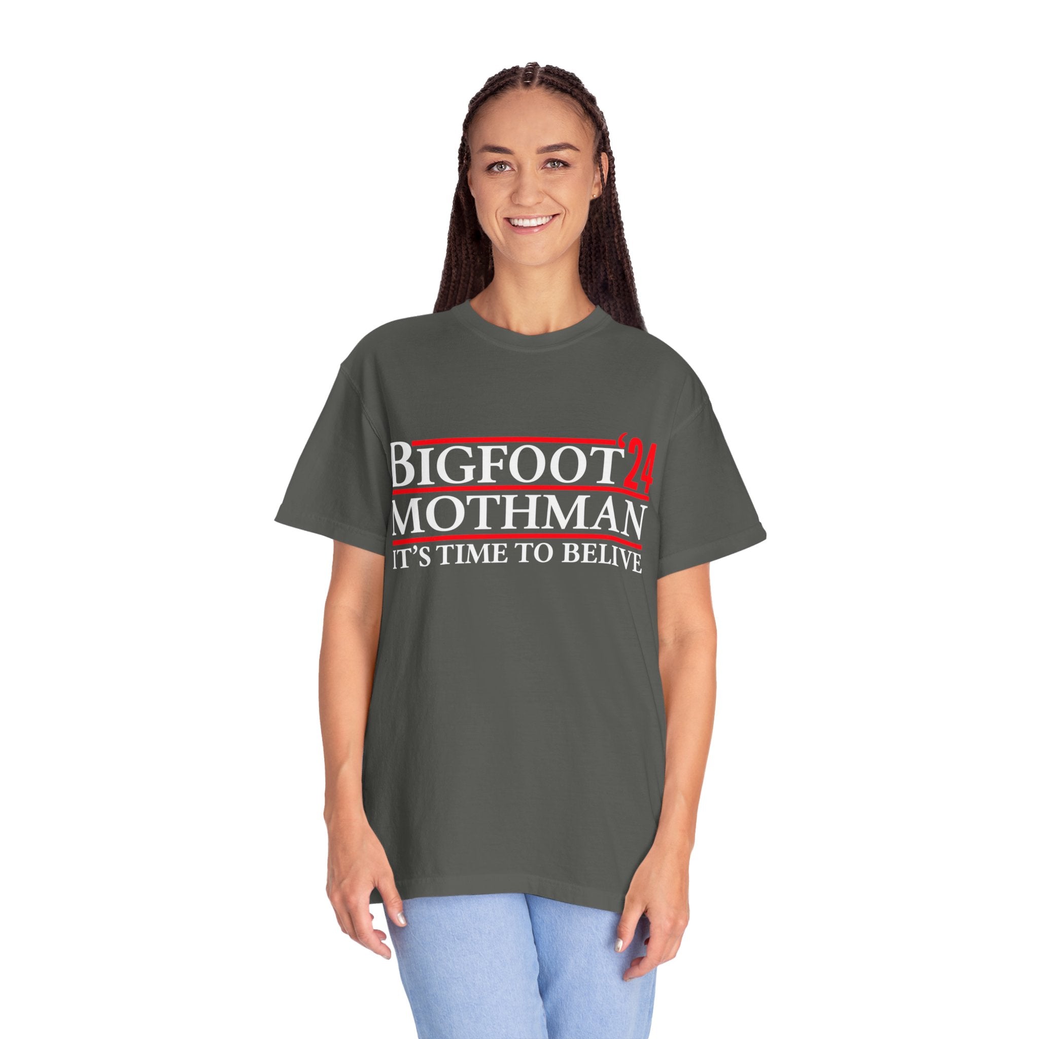 UNIDAZE Bigfoot Mothman 2024 President Election Shirt, Funny Vote Bigfoot Political Satire Humor Tee, Unique T-Shirt Gift for Men and Women Printify 2024 election shirt bigfoot lover shirt bigfoot shirt bigfoot usa Cotton Crew neck DTG for president funny 2024 election funny bigfoot shirt funny election shirt joke shirt Men's Clothing mothman shirt Oversized political satire sasquatch shirt T-shirts TikTok Unisex vote bigfoot Women's Clothing