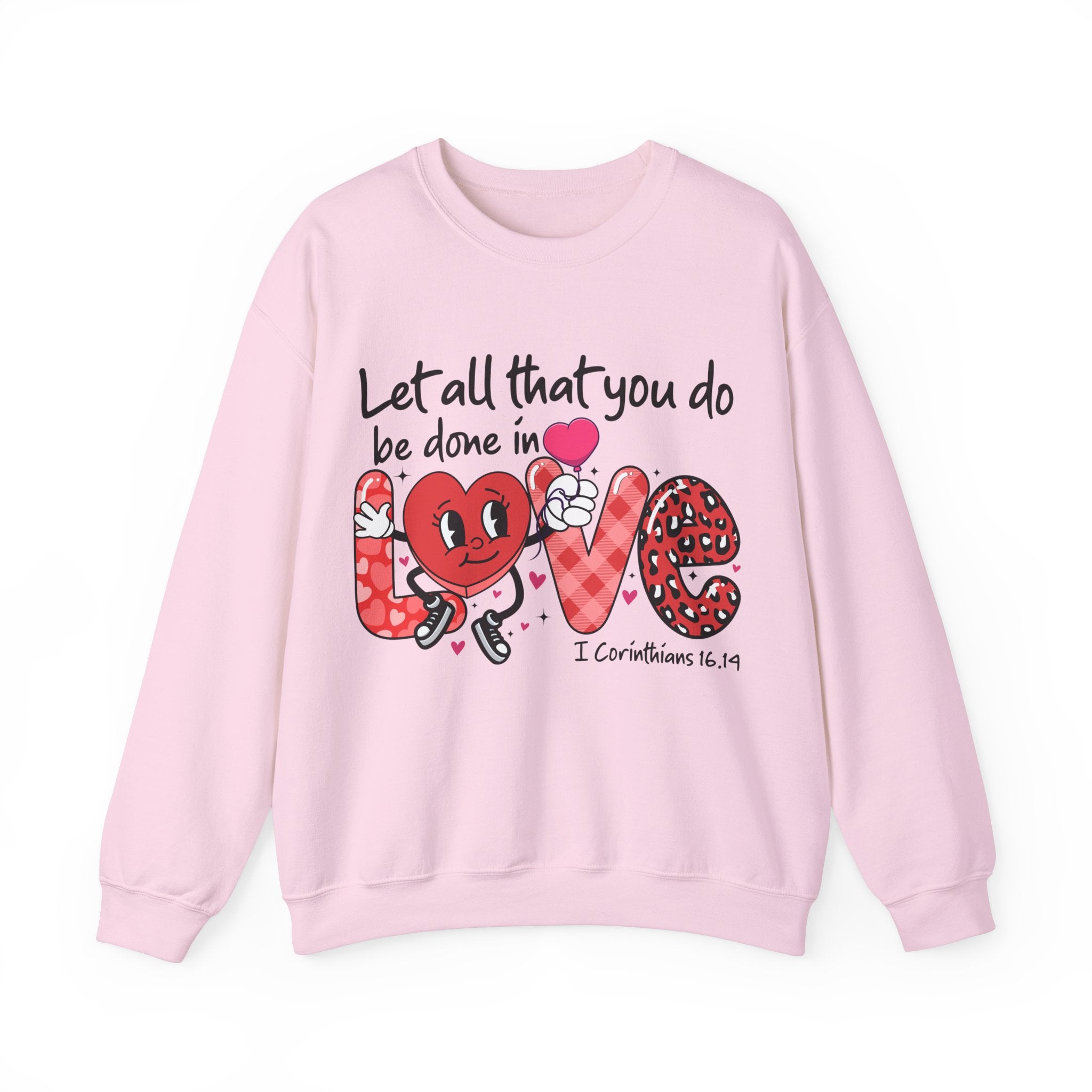 Let all that you do be done in Love T-Shirt, Valentines Day Shirt for Women, Cute Valentine Day Shirt, Valentine's Day Gift