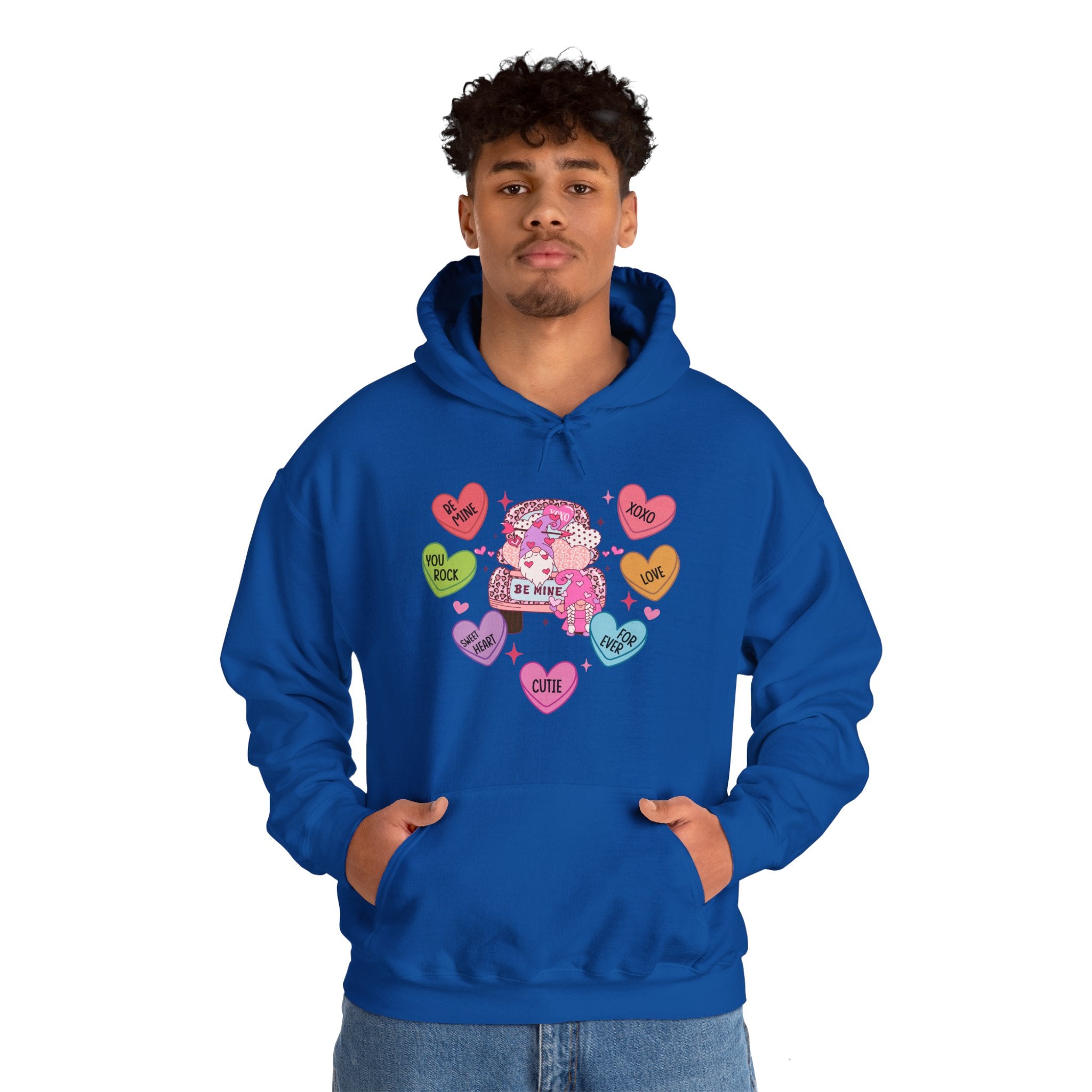 Candy Hearts Hoodie, Candy Hearts Sweatshirt, Valentine's Day Gift Shirt, Valentine's Day Heart Sweatshirt, Conversation hearts Sweatshirt