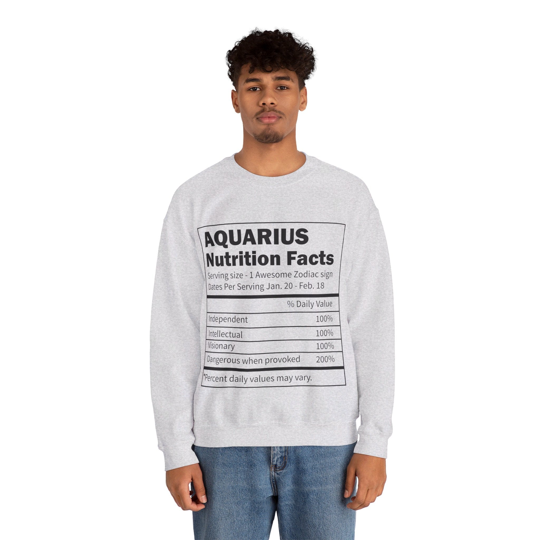 Zodiac Sign Nutrition Facts Sweatshirt, Horoscopes Shirt, Astrology Shirt, Summer Tees, Birthday Gift Ideas for Best Friends, Girl Friends