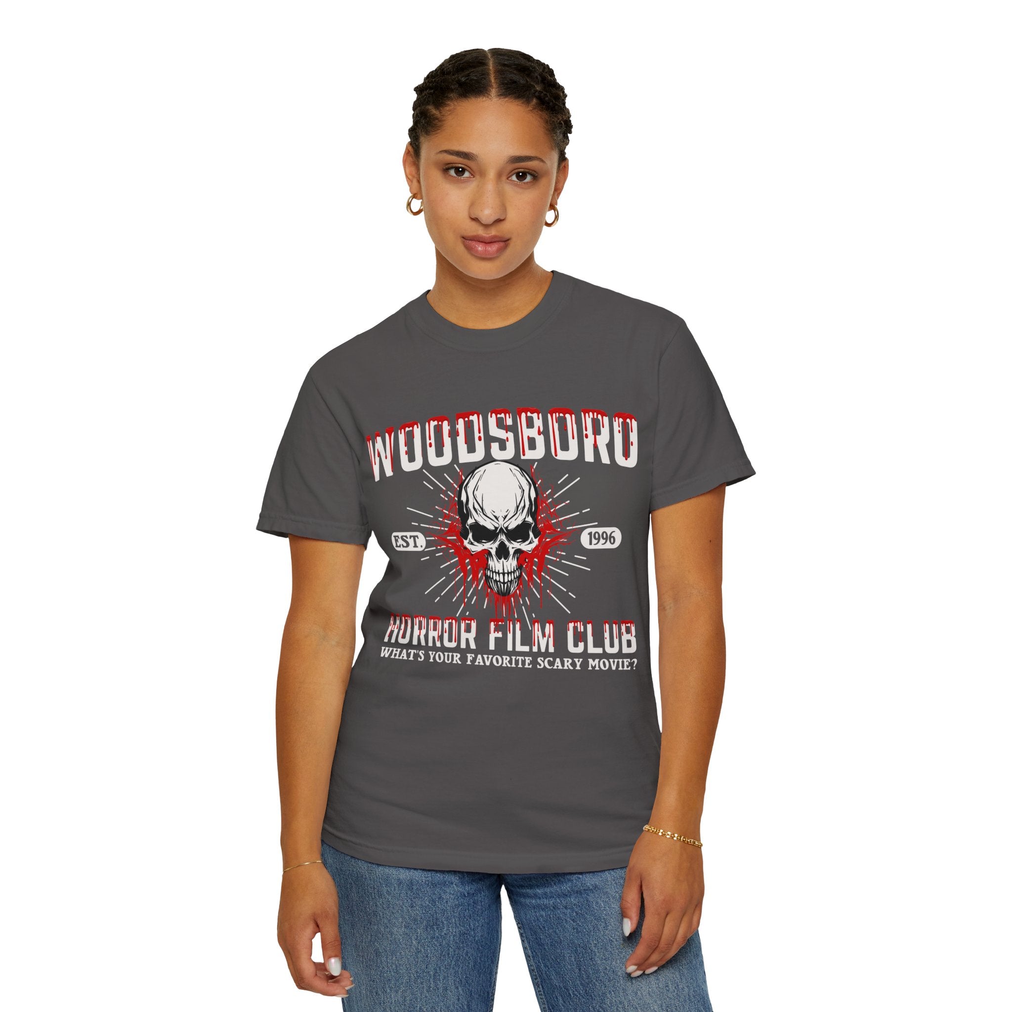 Woodsboro Horror Club Shirt, Halloween Shirt, Horror TShirt, Horror Film Club Shirt, Scary T Shirt, Halloween Gift, Spooky Season Shirt