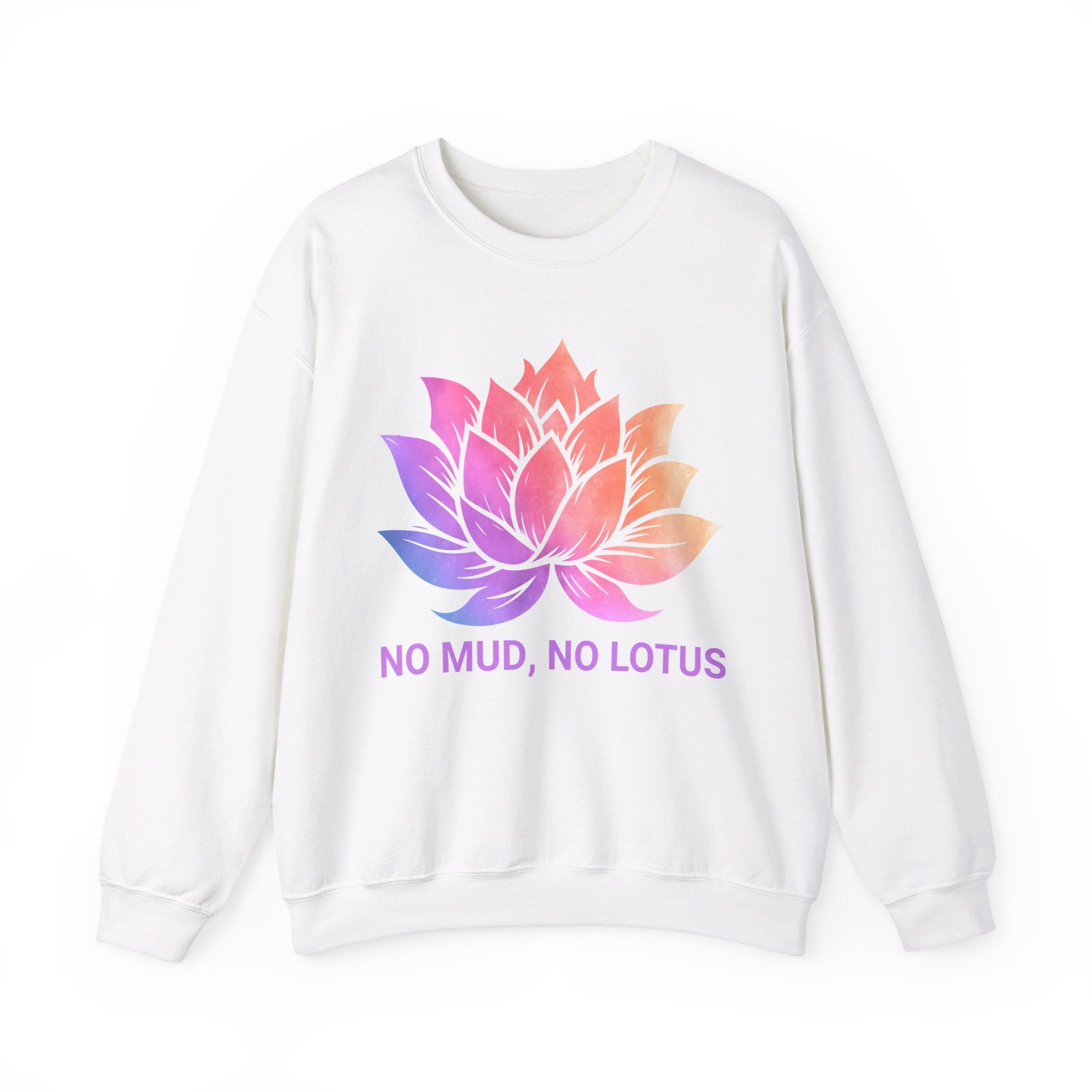 Meditation Shirt, Spiritual Shirt, Women's Yoga Shirt, Lotus Flower Tee, Zen Shirt, No Mud No Lotus, Meditation Gift, Buddhist Gift Tee