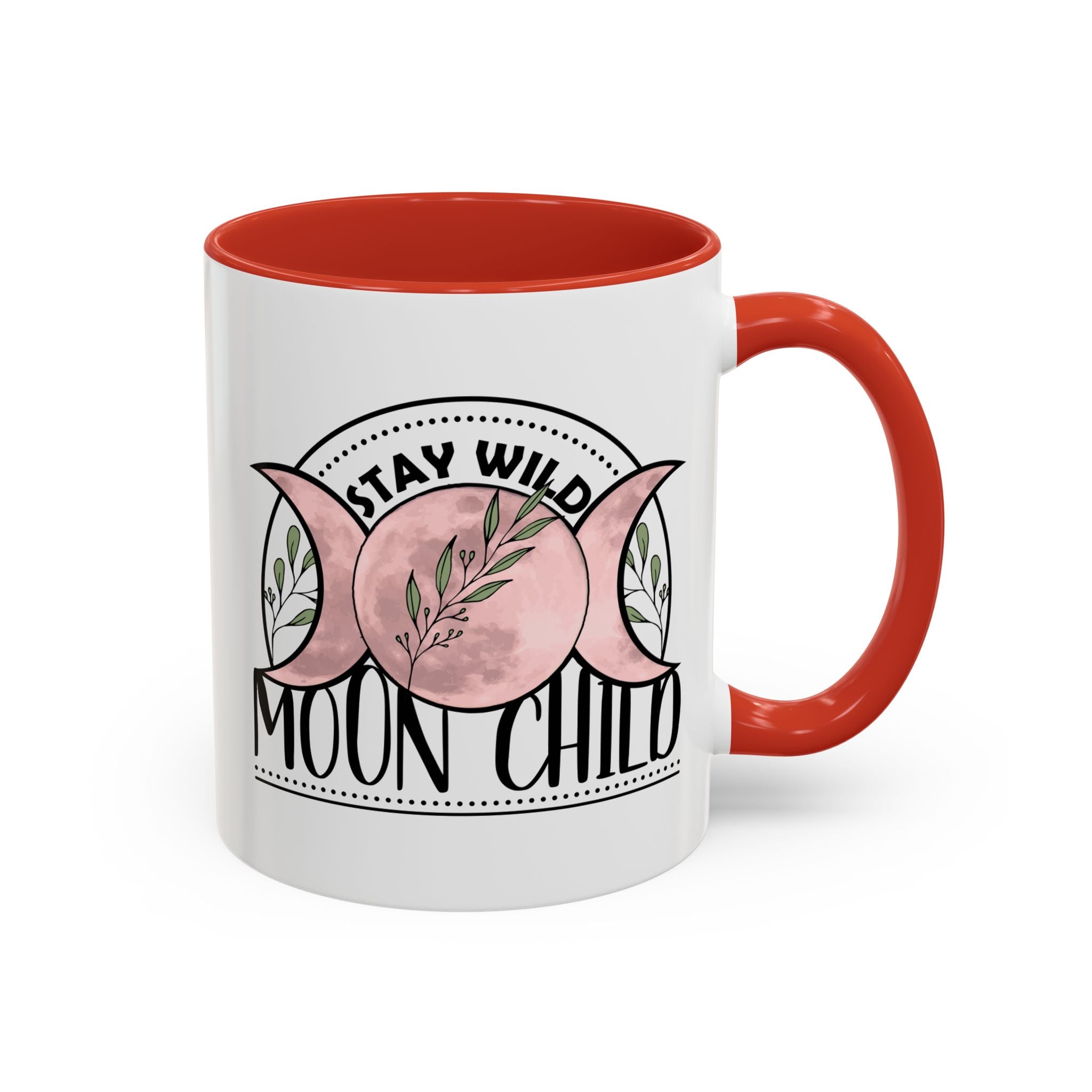 Stay Wild Moon Child Mug, Moon Coffee Mug, Witchy Mug, Mystical Mug, Nature Mug, Gift Mug, Boho Coffee Mug