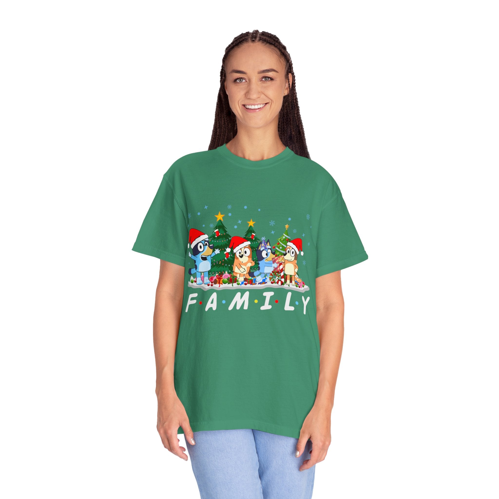 Christmas Bluey Family Shirt, Bluey Party Shirt, Christmas Family Bluey Shirt, Bluey Christmas Trip Shirt, Bluey Theme Tee