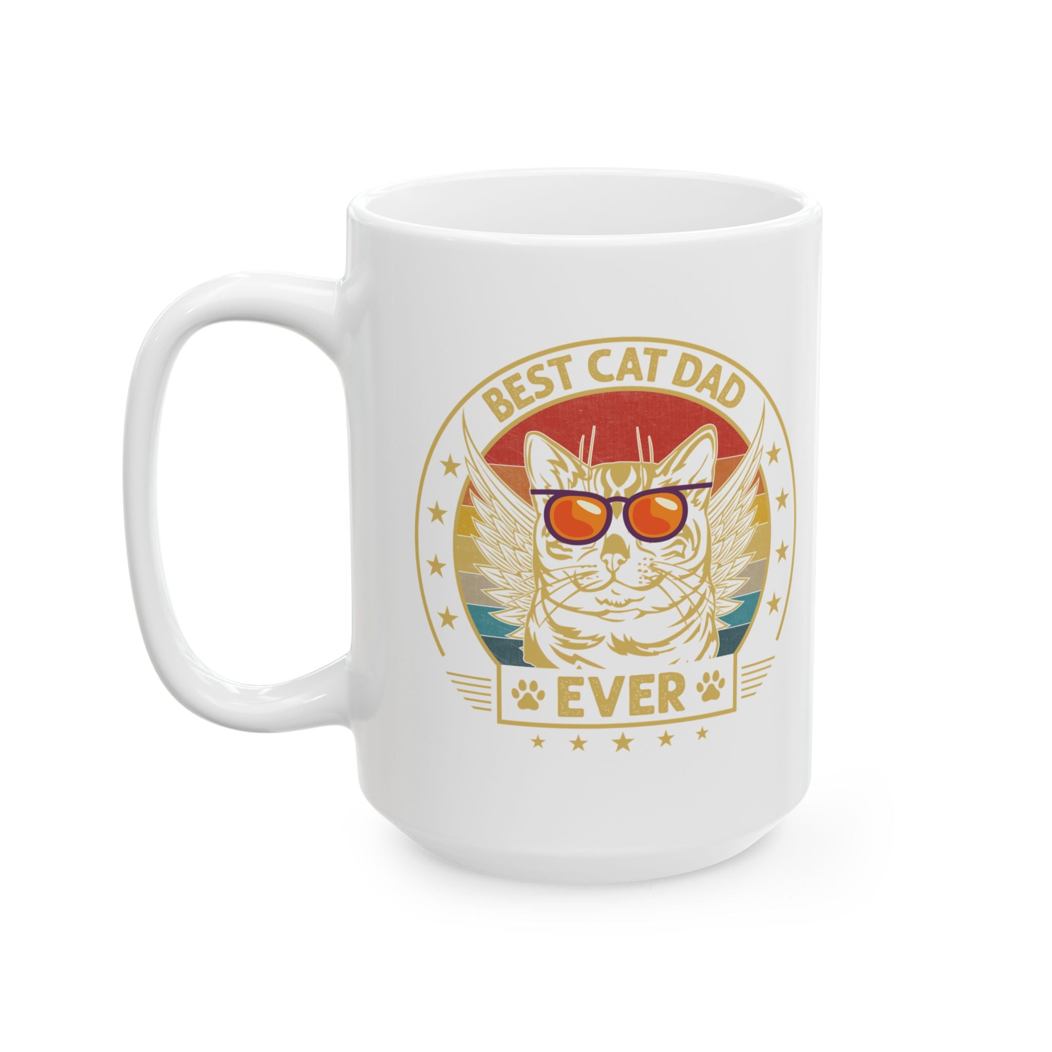 Best Cat Dad Ever Mug Gift For Cat Dad Mug Vintage Cat Dad Retro Gift Cat Dad Fathers Day Gift Cat Dad Coffee Mug Retro Cat Dad Gift Fathers