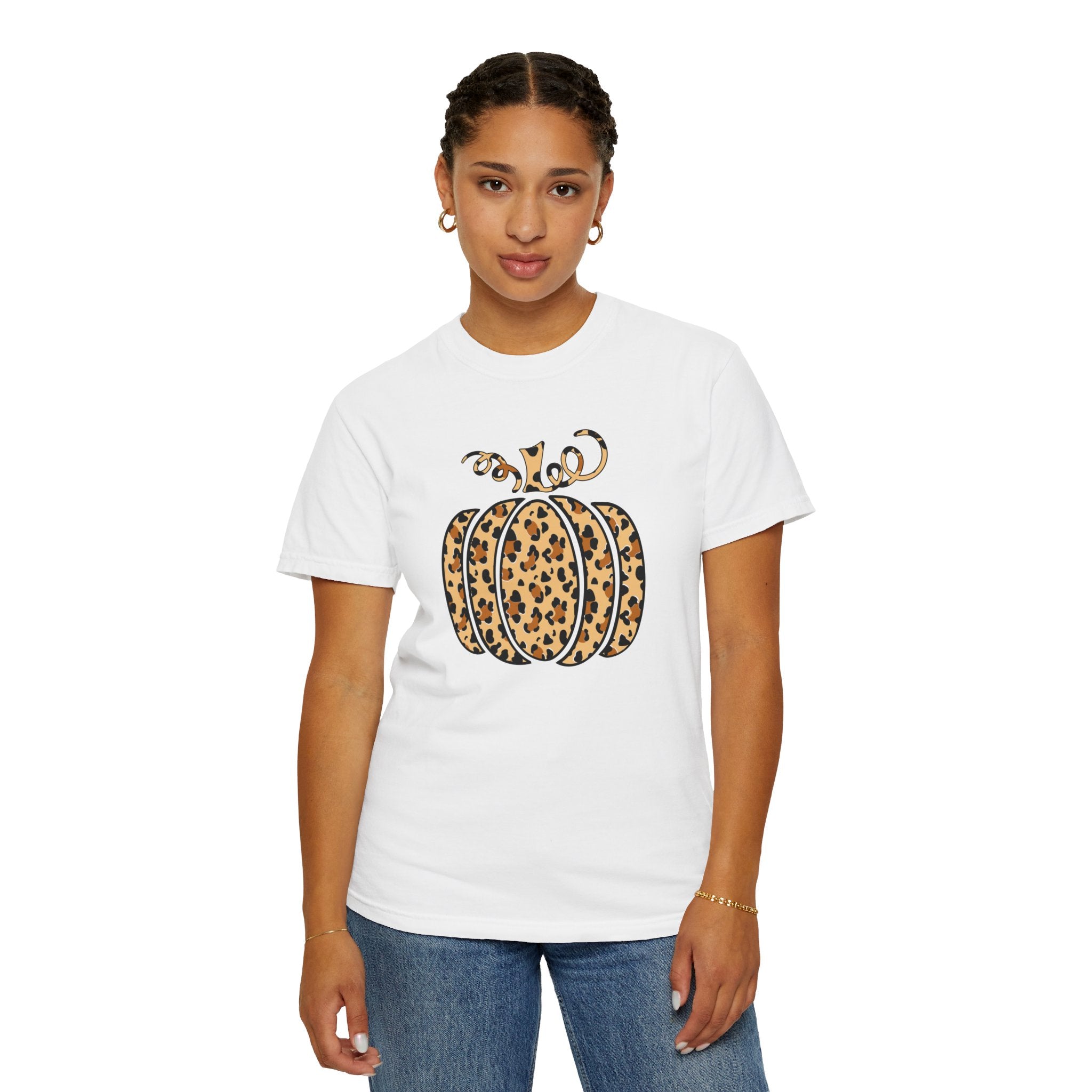 Leopard Pumpkin T-Shirt, Cheetah Pumpkin Shirt, Thanksgiving Shirt, Thankful Shirt, Fall Shirt, Hello Pumpkin