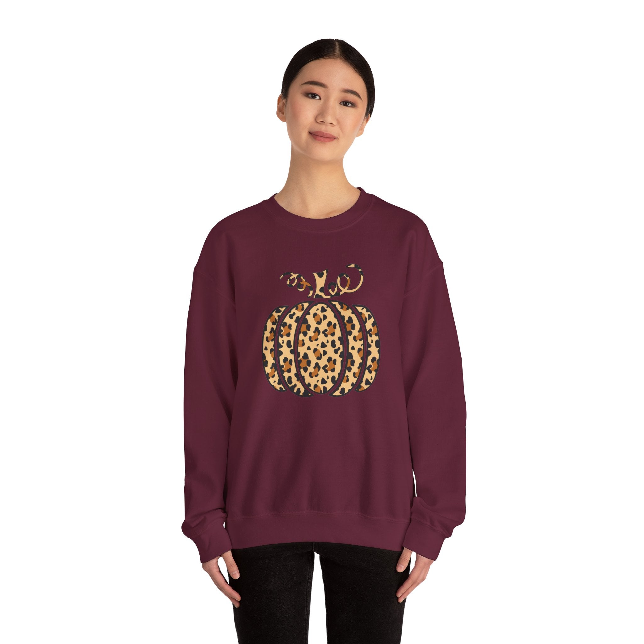 Leopard Pumpkin Sweatshirt, Cheetah Pumpkin Shirt, Thanksgiving Shirt, Thankful Shirt, Fall Shirt, Hello Pumpkin