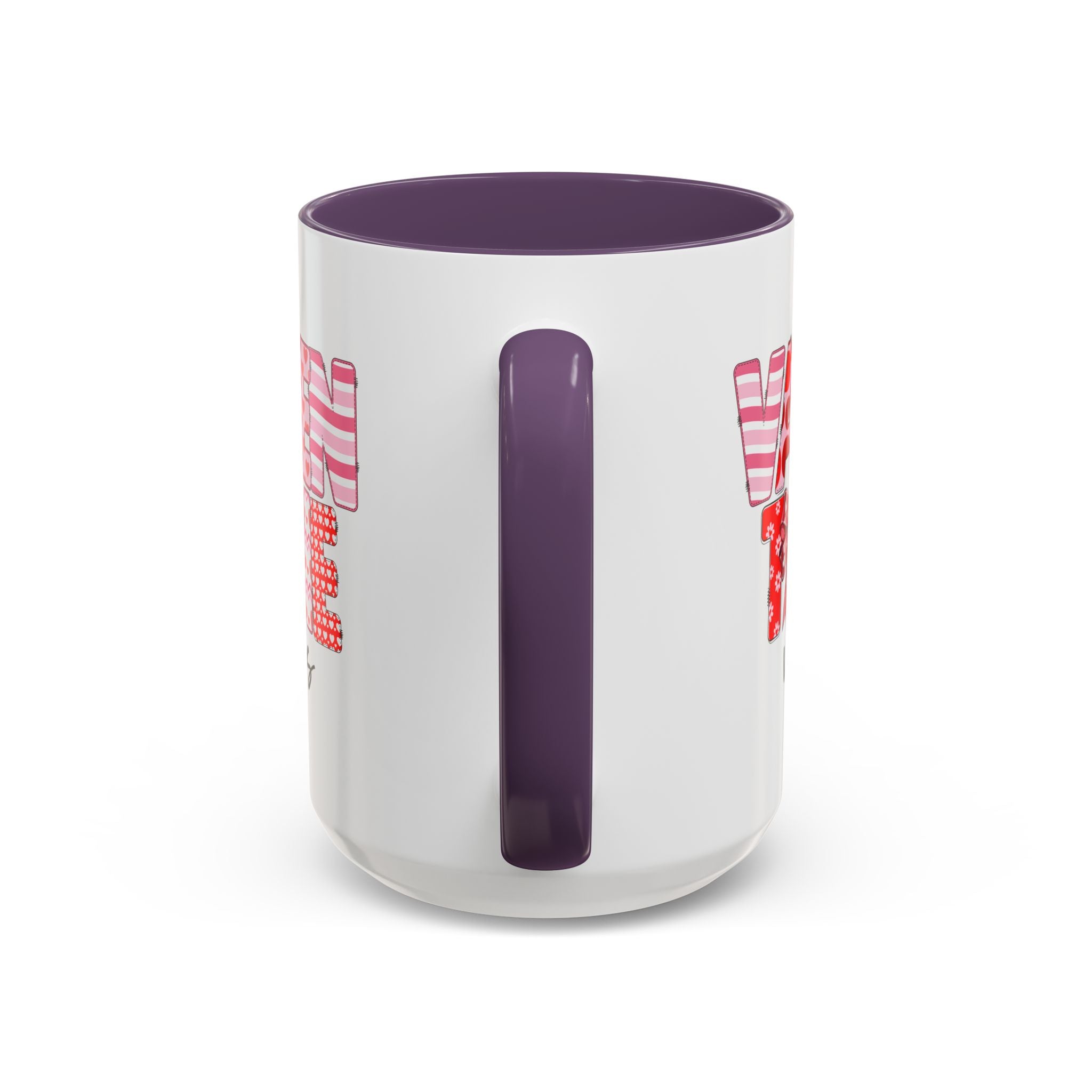 Valentine Vibes Coffee Mug, Coquette Valentine Vibes Mug, Brushstroke Valentine Coffee Cup, Gift For Her